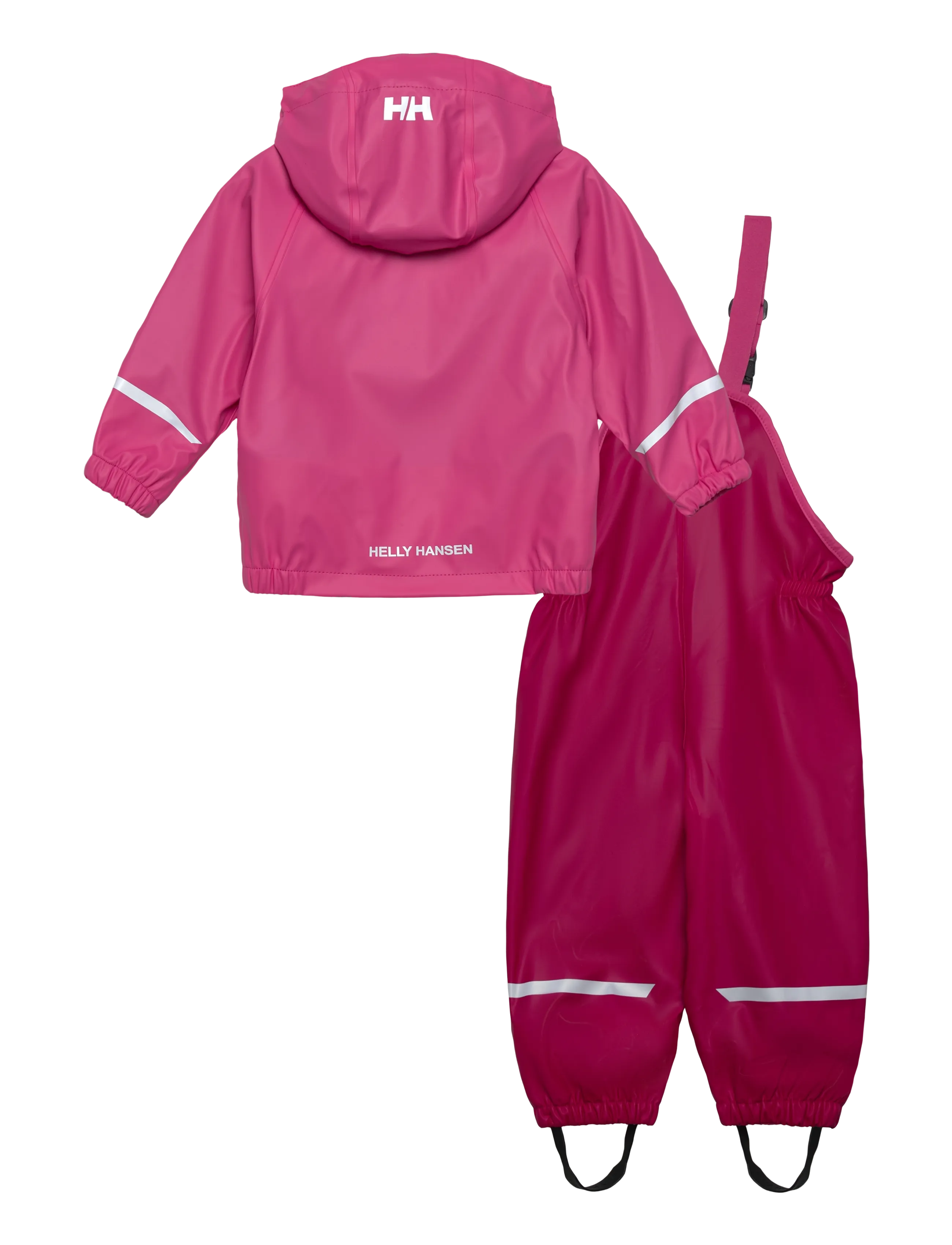 Helly Hansen - K BERGEN FLEECE PU RAINSET 2.0 - outdoor - cranberry - 1