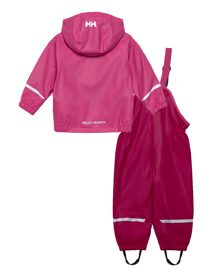 Helly Hansen - K BERGEN FLEECE PU RAINSET 2.0 - outdoor - cranberry - 1