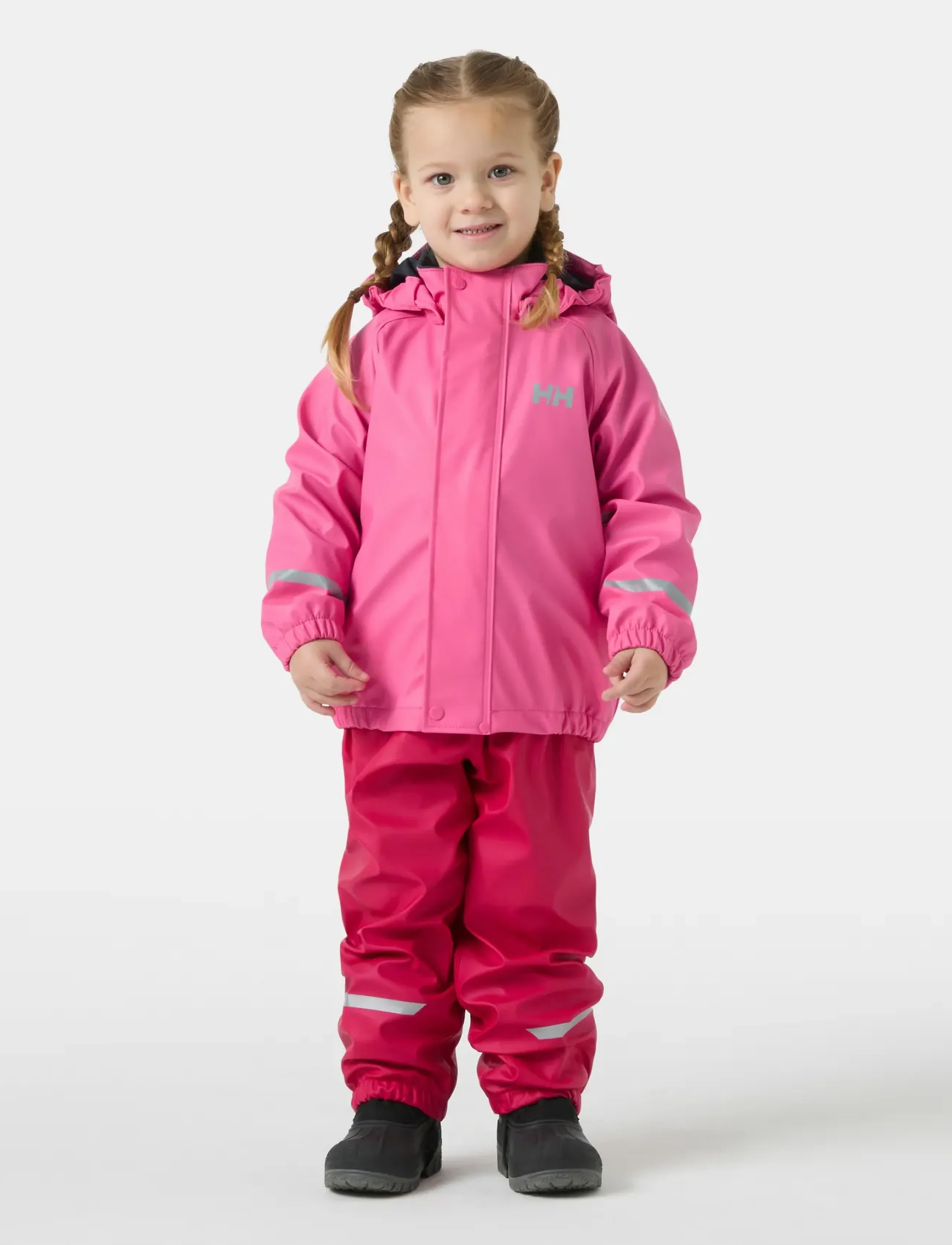 Helly Hansen - K BERGEN FLEECE PU RAINSET 2.0 - Üleriided - cranberry - 0