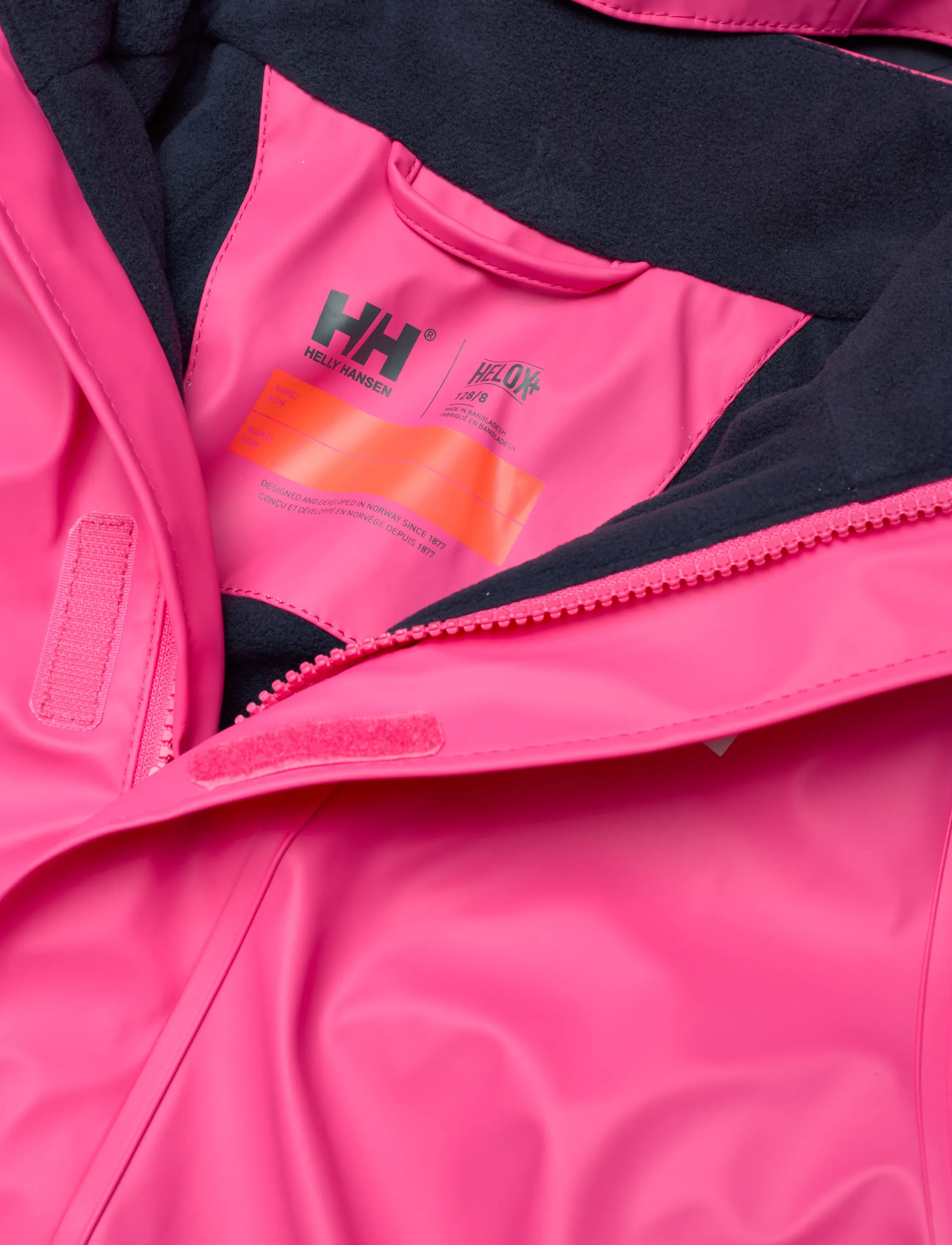 Helly Hansen - K BERGEN FLEECE PU RAINSET 2.0 - outdoor - cranberry - 2