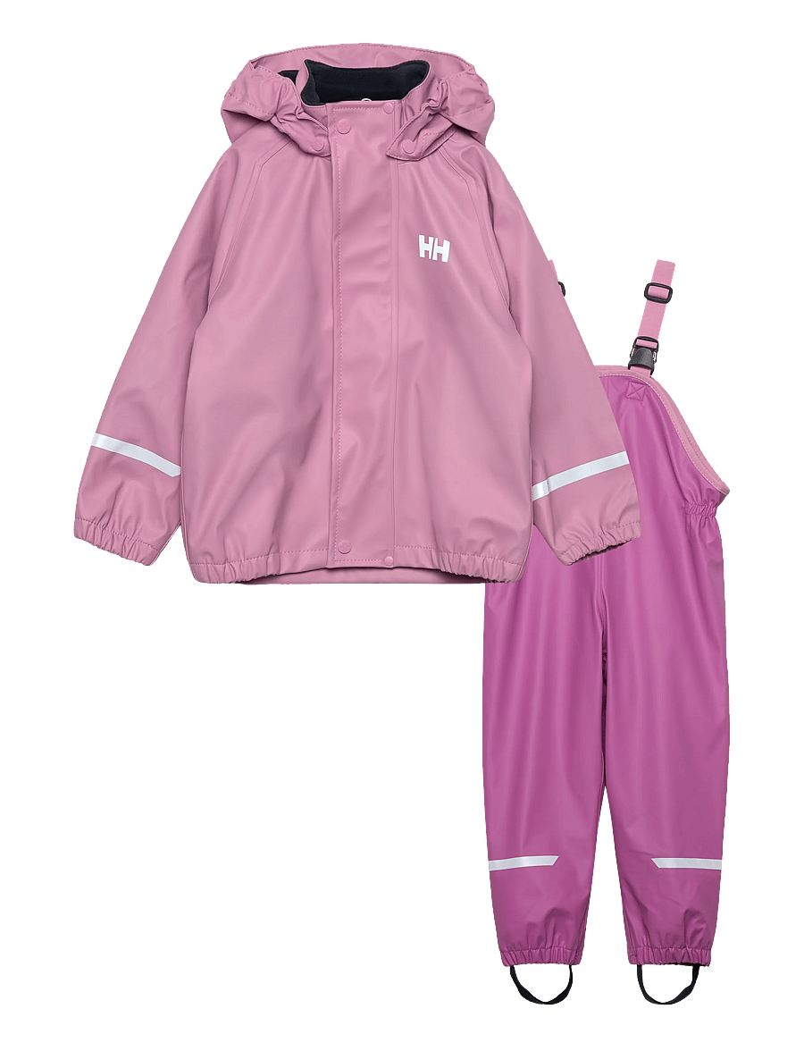 Helly Hansen - K BERGEN FLEECE PU RAINSET 2.0 - meta pink - 1