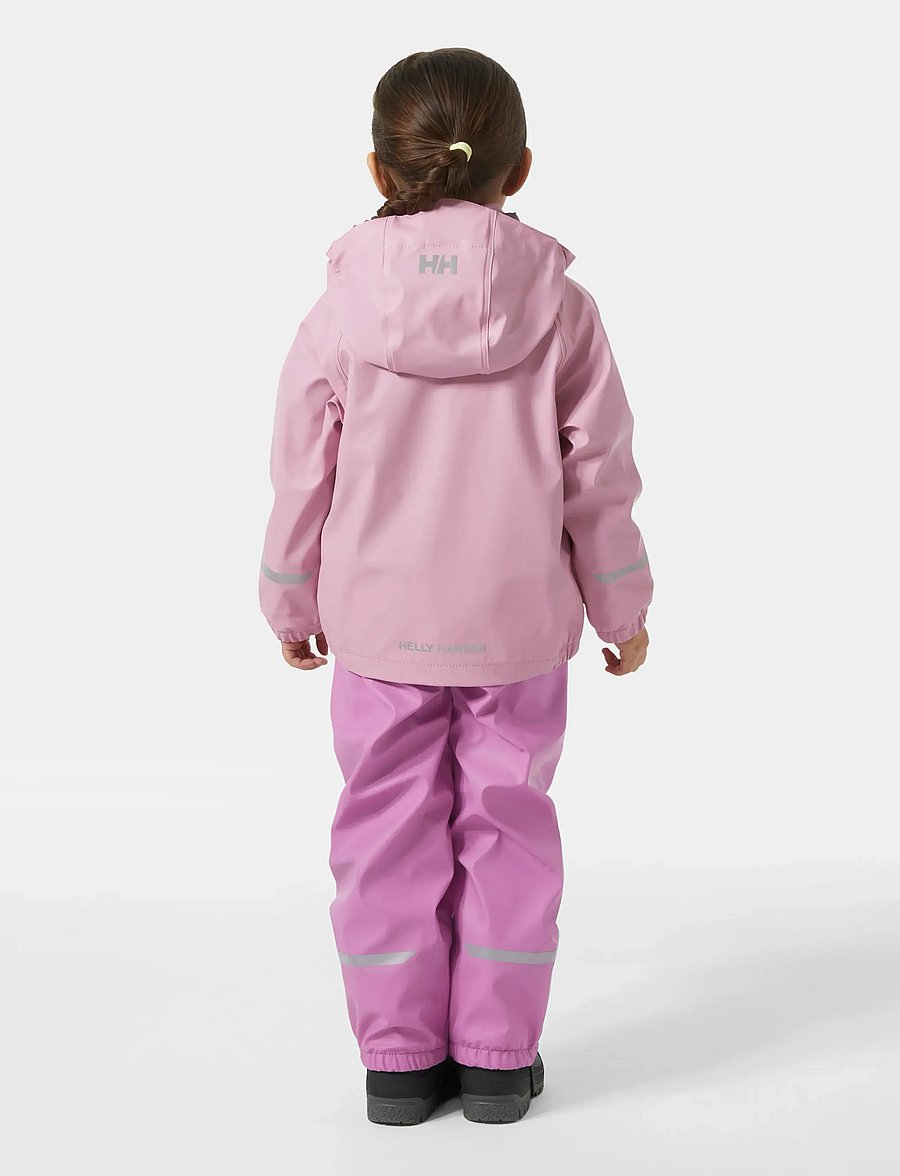 Helly Hansen - K BERGEN FLEECE PU RAINSET 2.0 - meta pink - 3