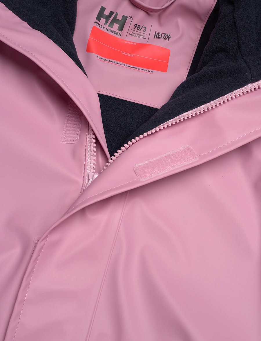 Helly Hansen - K BERGEN FLEECE PU RAINSET 2.0 - meta pink - 4