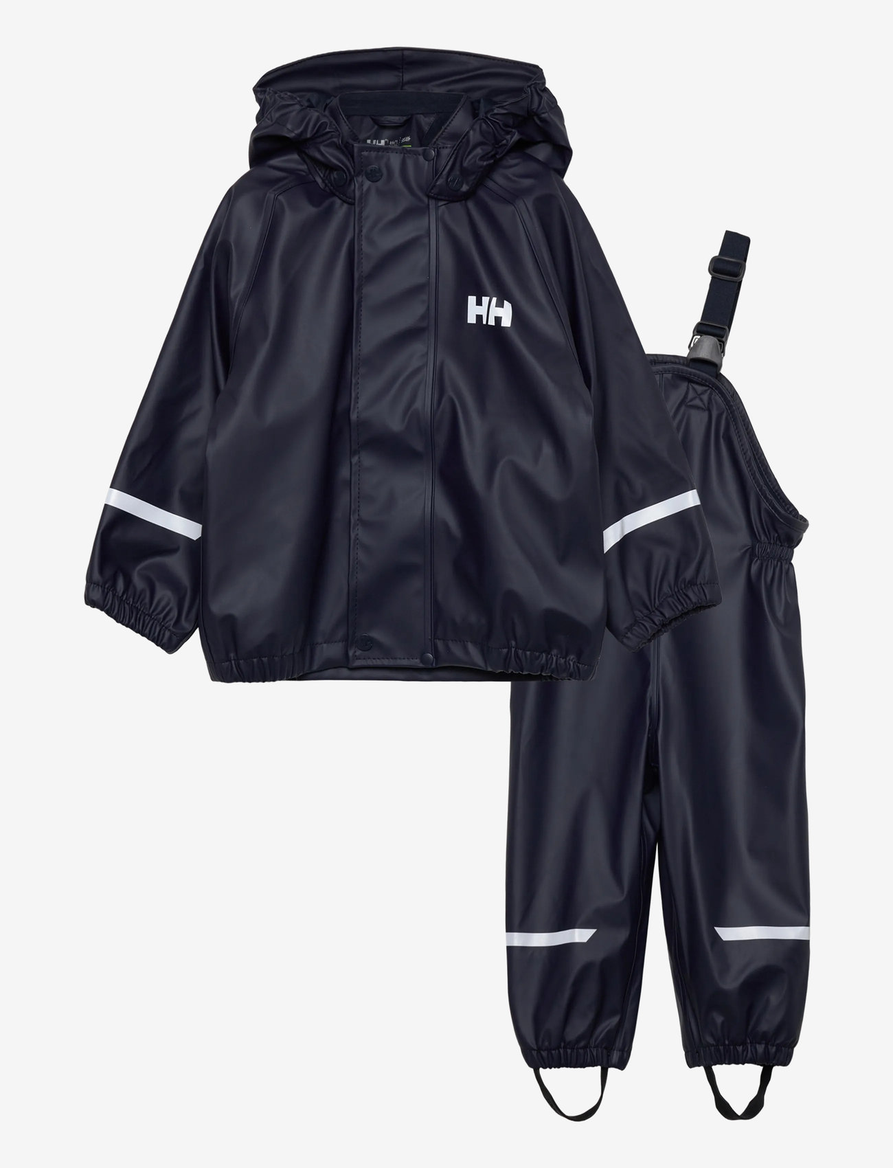 Helly Hansen - K BERGEN FLEECE PU RAINSET 2.0 - overtøj - navy - 0