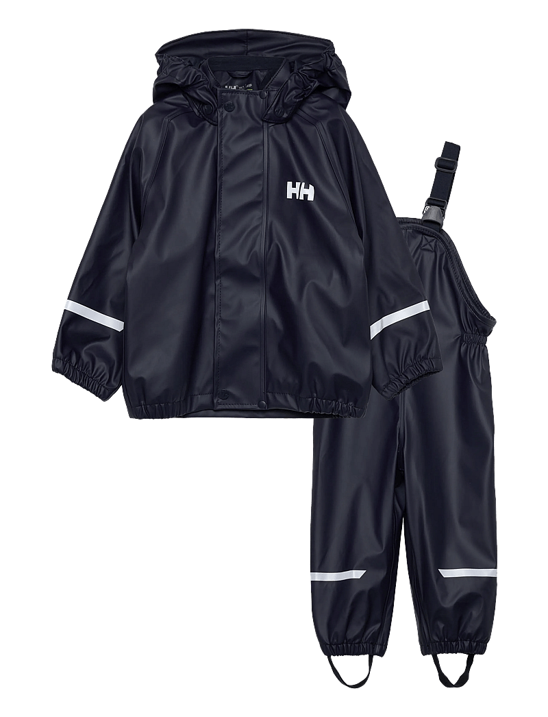 Helly Hansen - K BERGEN FLEECE PU RAINSET 2.0 - overtøj - navy - 0
