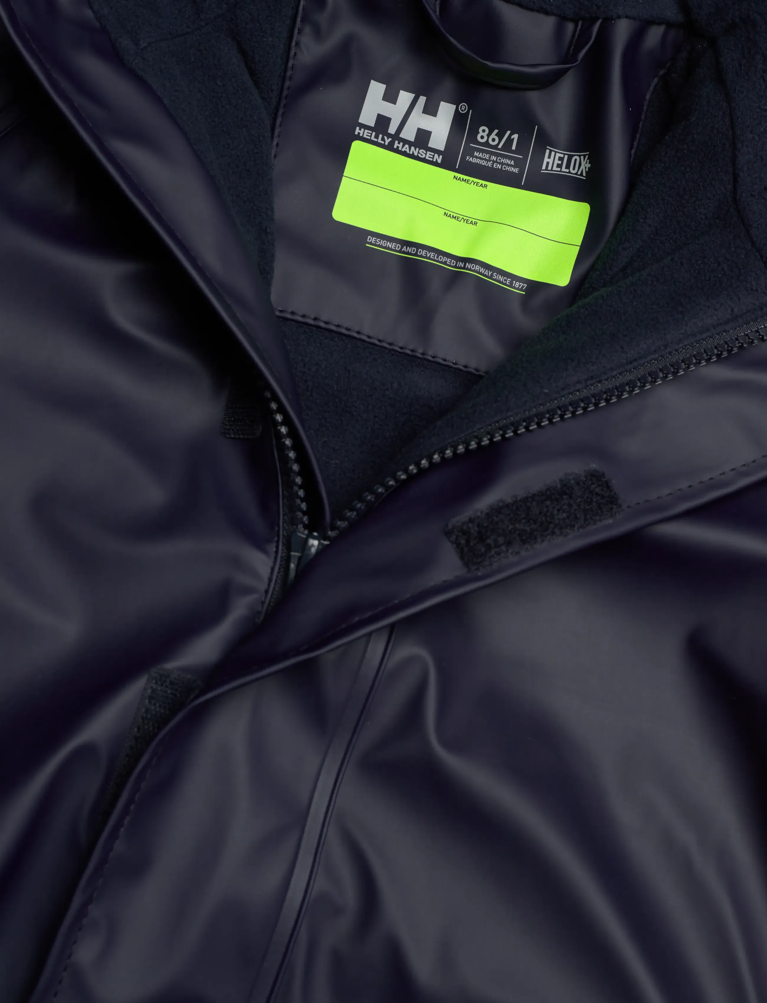 Helly Hansen - K BERGEN FLEECE PU RAINSET 2.0 - outdoor - navy - 2