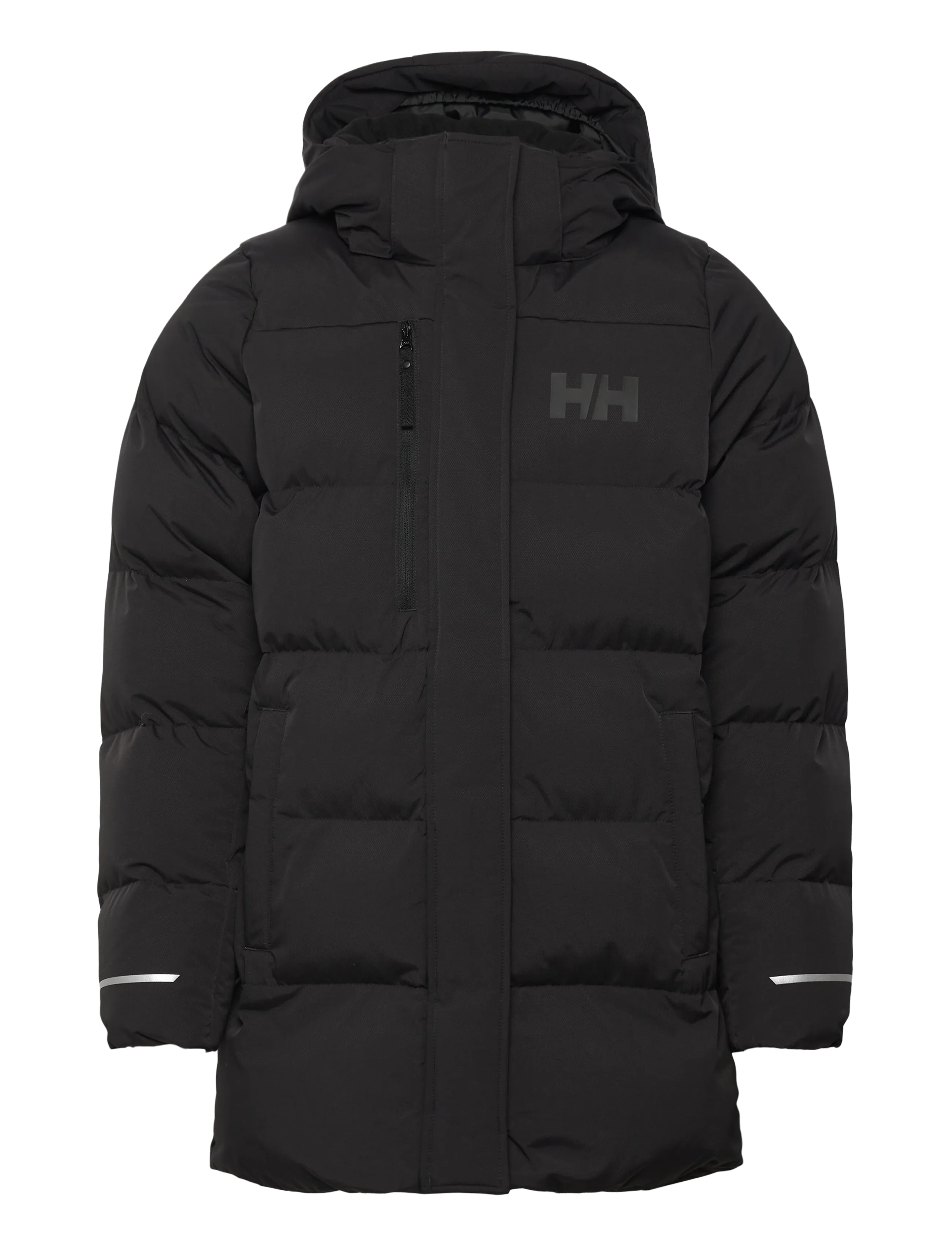 Helly Hansen Jr Girl Adore Puffy Parka, 164, Black, Jakker Og Frakker > Puffer Og Vatterede, Børn
