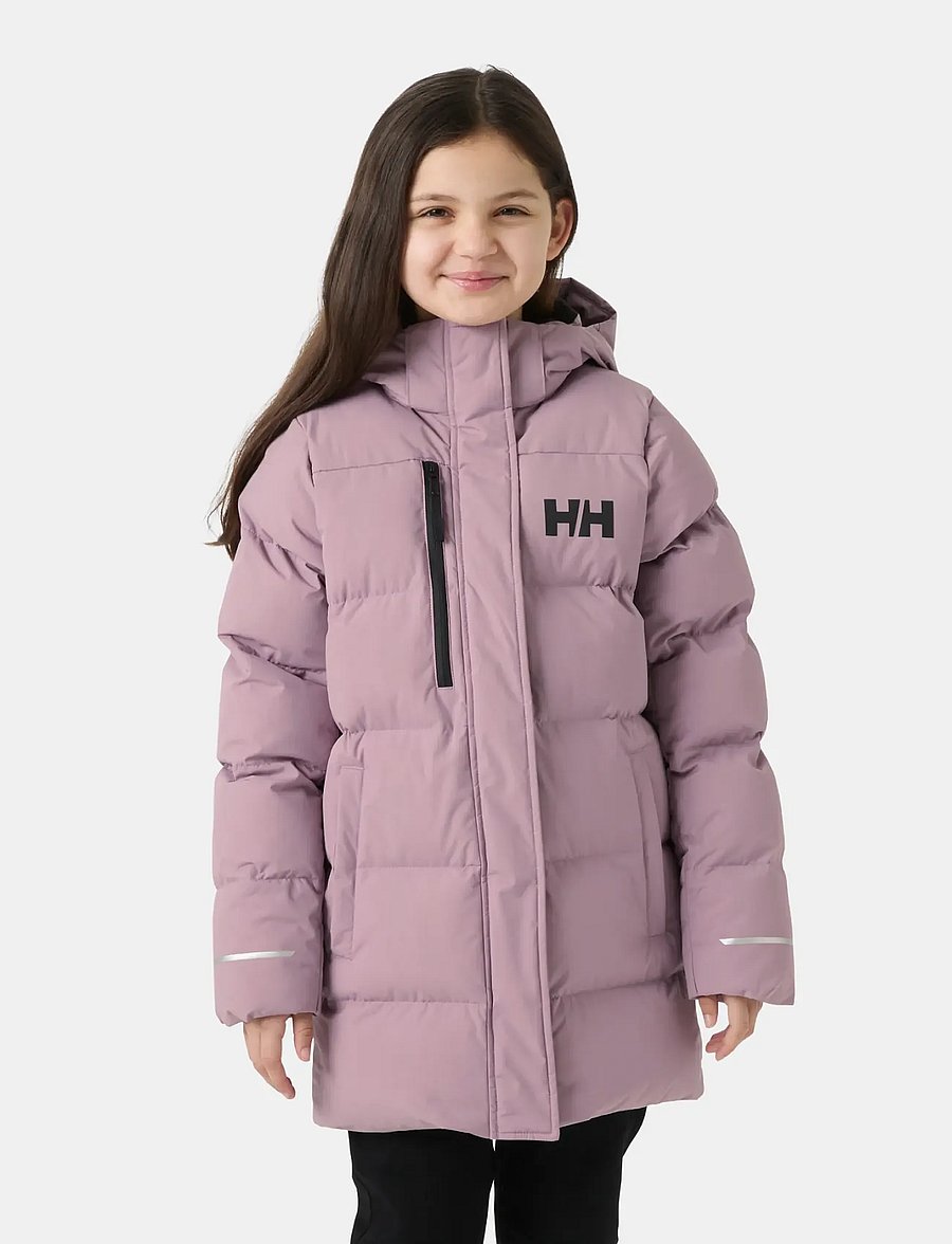 Helly Hansen - JR ADORE PUFFY PARKA - Üleriided - purple clay - 0