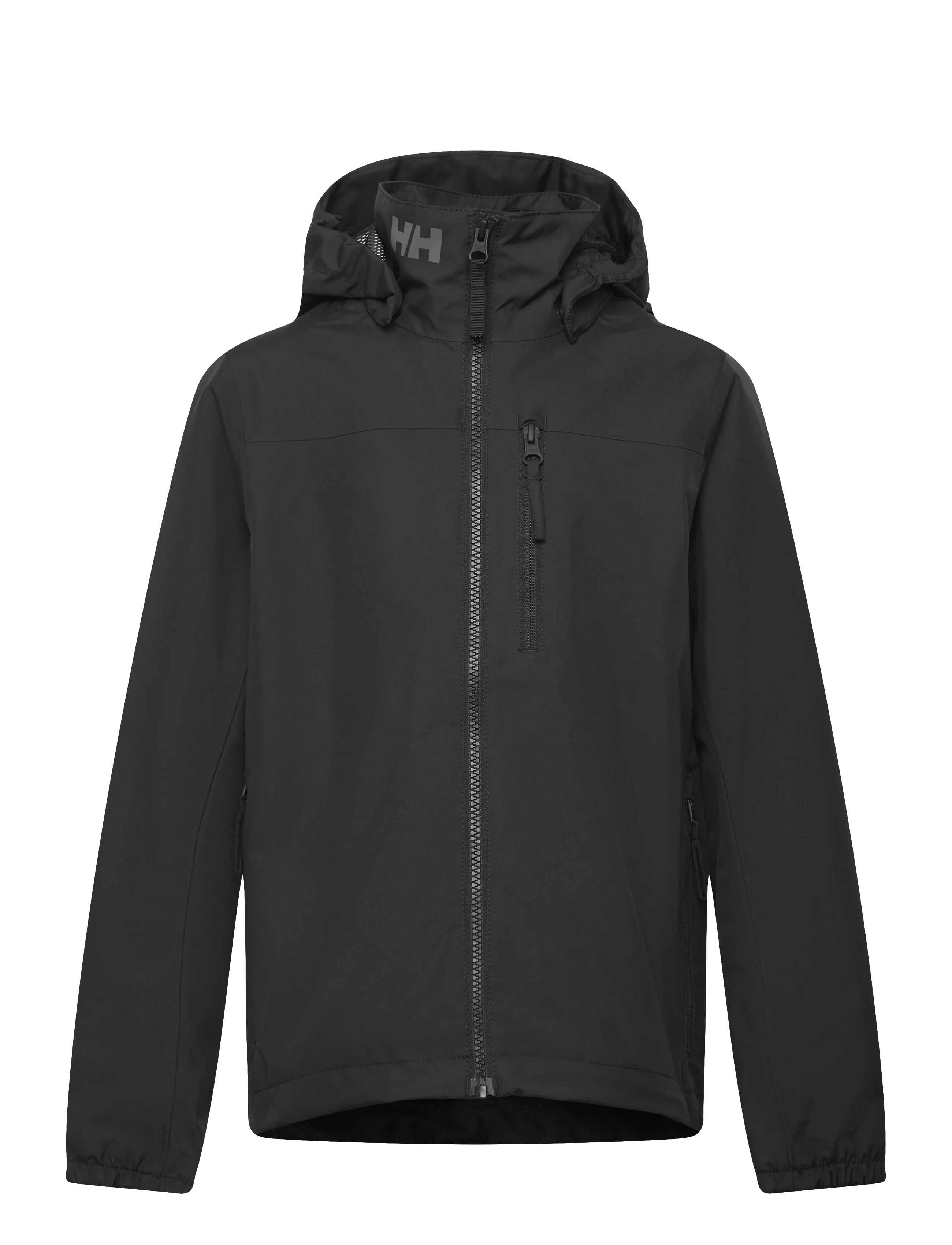 Helly Hansen JR CREW HOODED JACKET - Windbreaker - BLACK / black