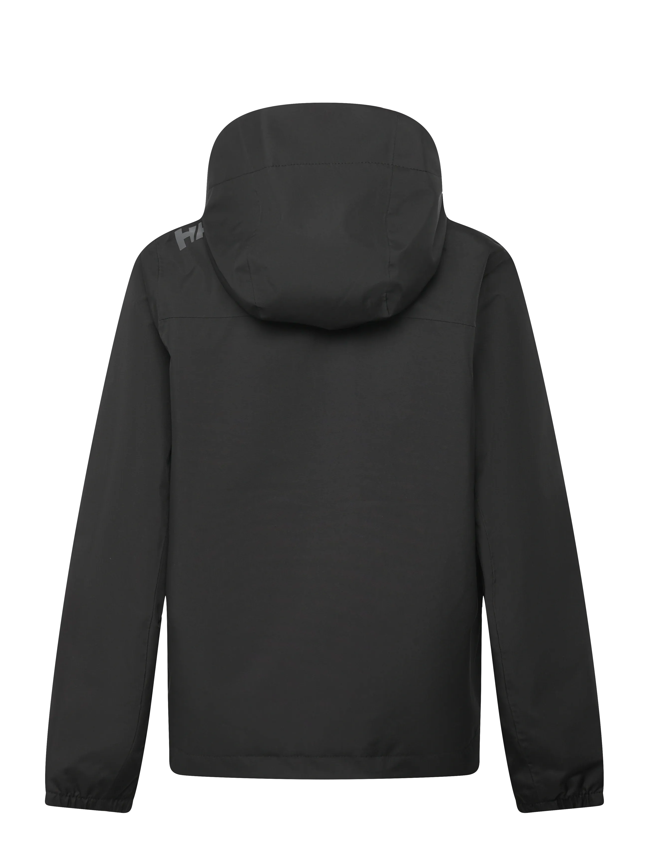 Helly Hansen - JR CREW HOODED JACKET - efterårsjakker - black - 1