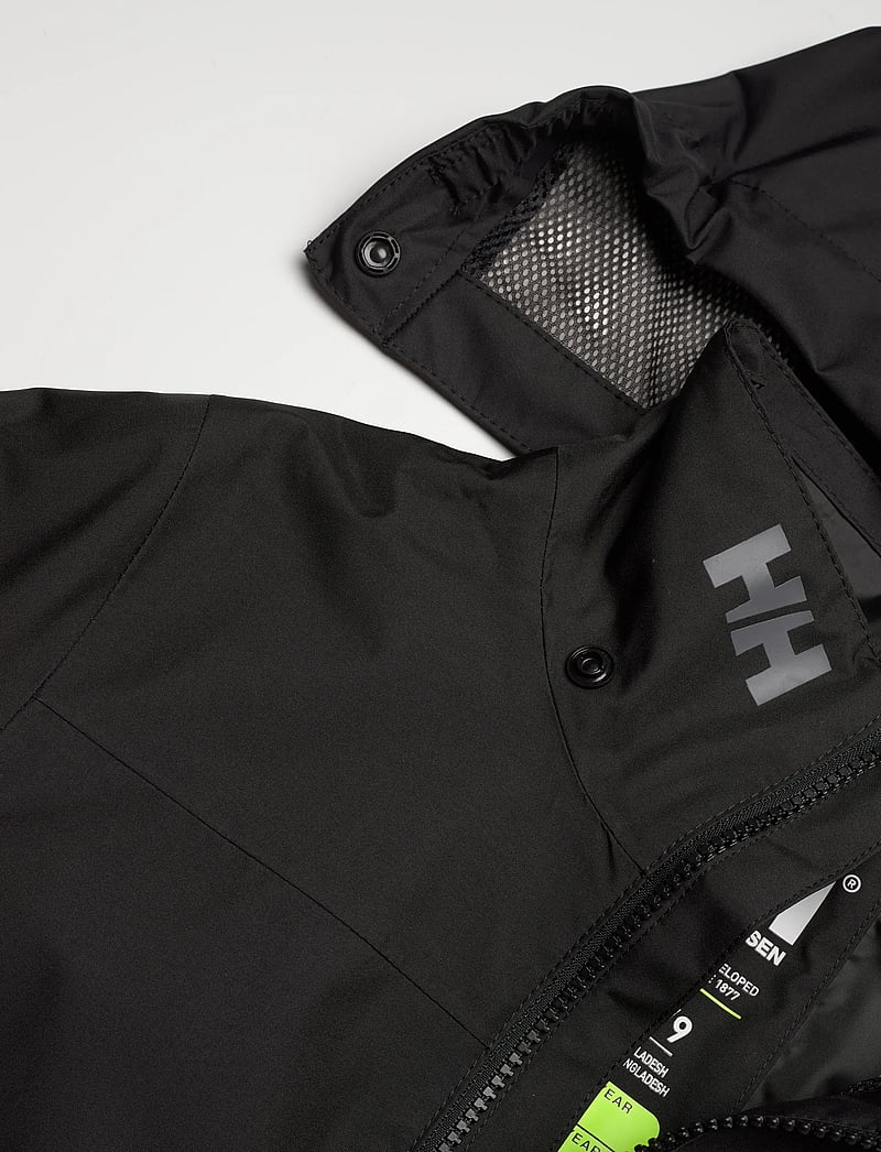 Helly Hansen - JR CREW HOODED JACKE - shell- & regenjacken - black - 4