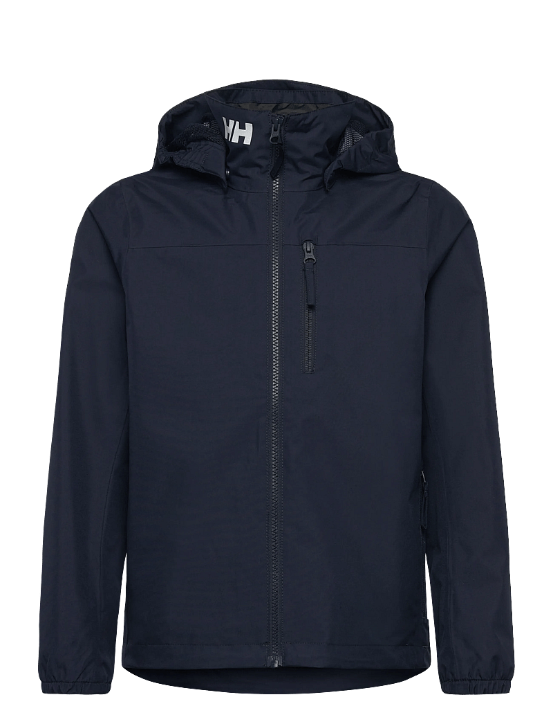 Helly Hansen - JR CREW HOODED JACKE - tuule- ja vihmajakid - navy - 0