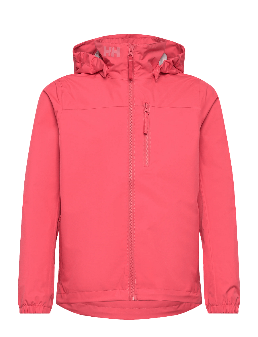 Helly Hansen - JR CREW HOODED JACKET - laisvalaikio ir lietaus striukės - sunset pink - 0
