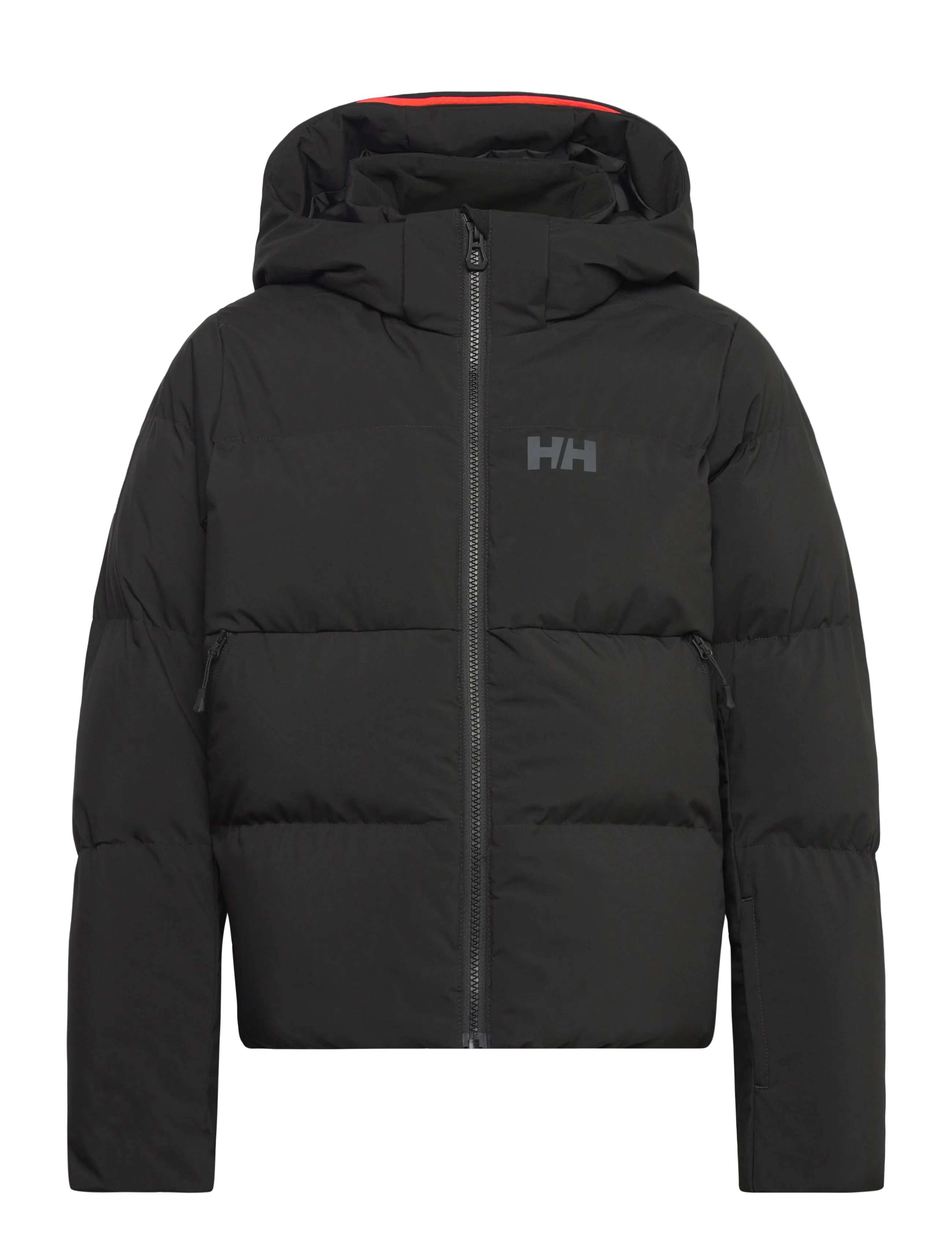 Helly Hansen JR NORA SHORT PUFFY JACKET - Overtøj - BLACK / black