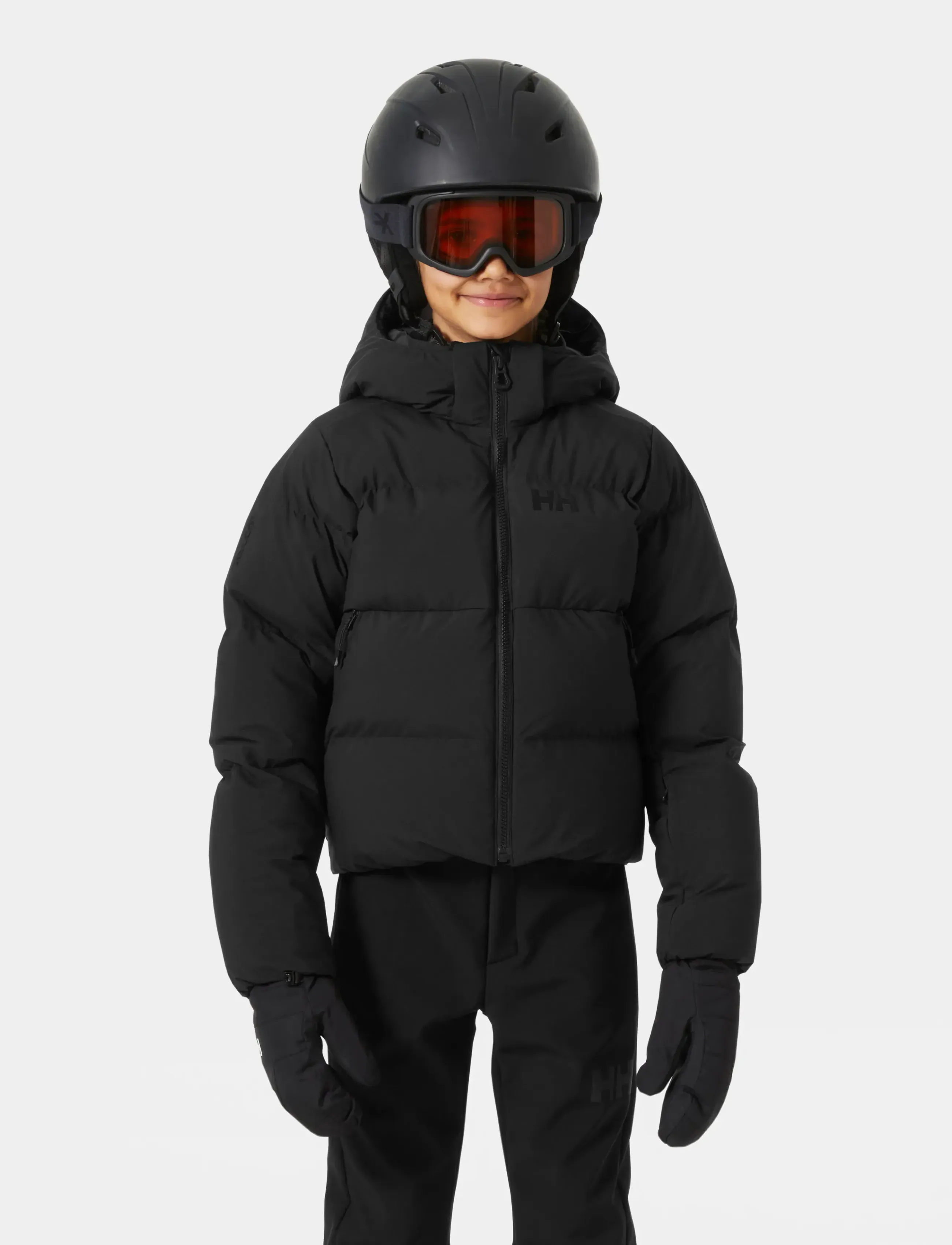 Helly Hansen Jr Girl Nora Puffy Jacket, 134, Jackets & Coats, Schwarz - Puffer Padded, Kinder