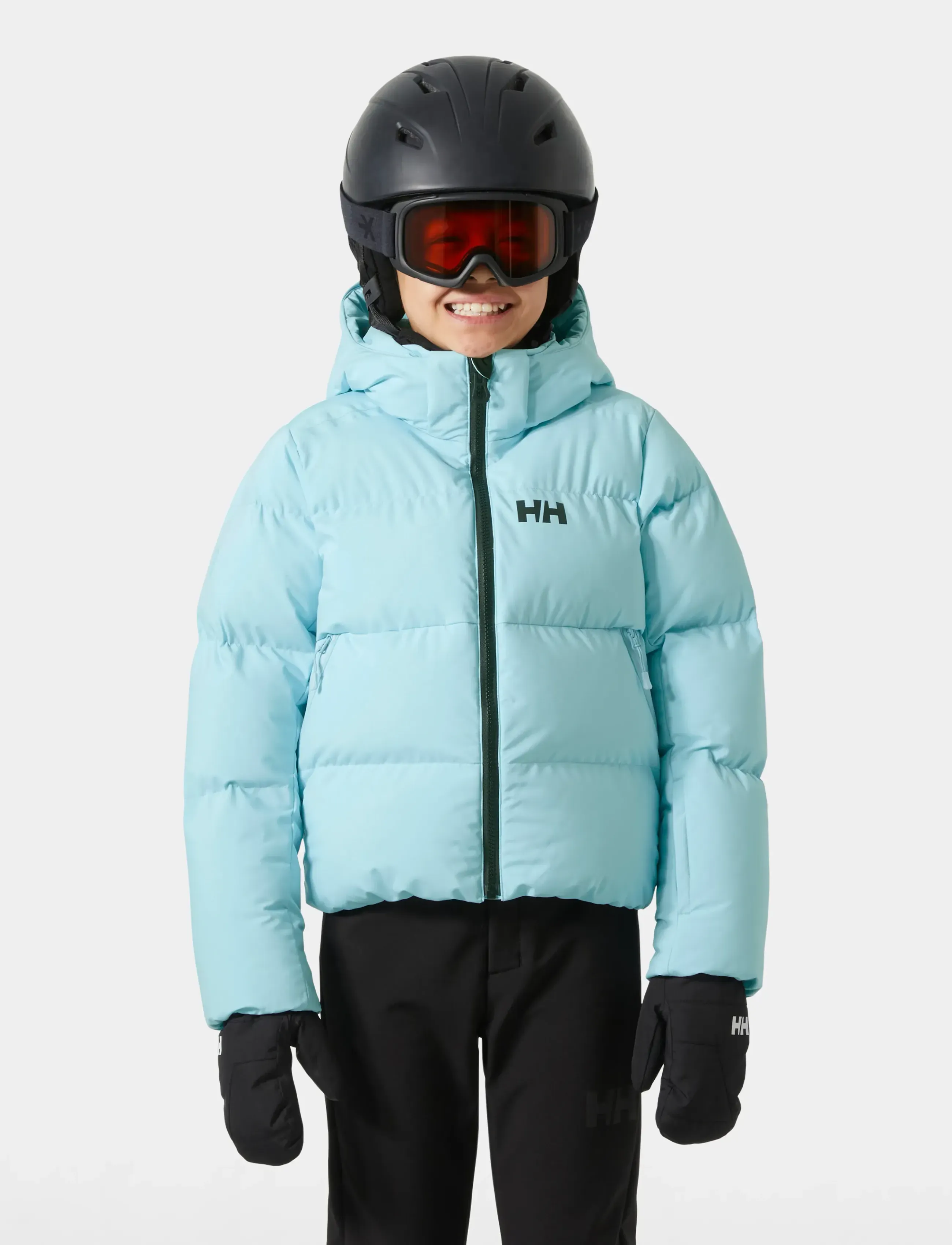 Helly Hansen Jr Girl Nora Puffy Jacket, 164, Blue, Jakker Og Frakker > Puffer Og Vatterede, Børn