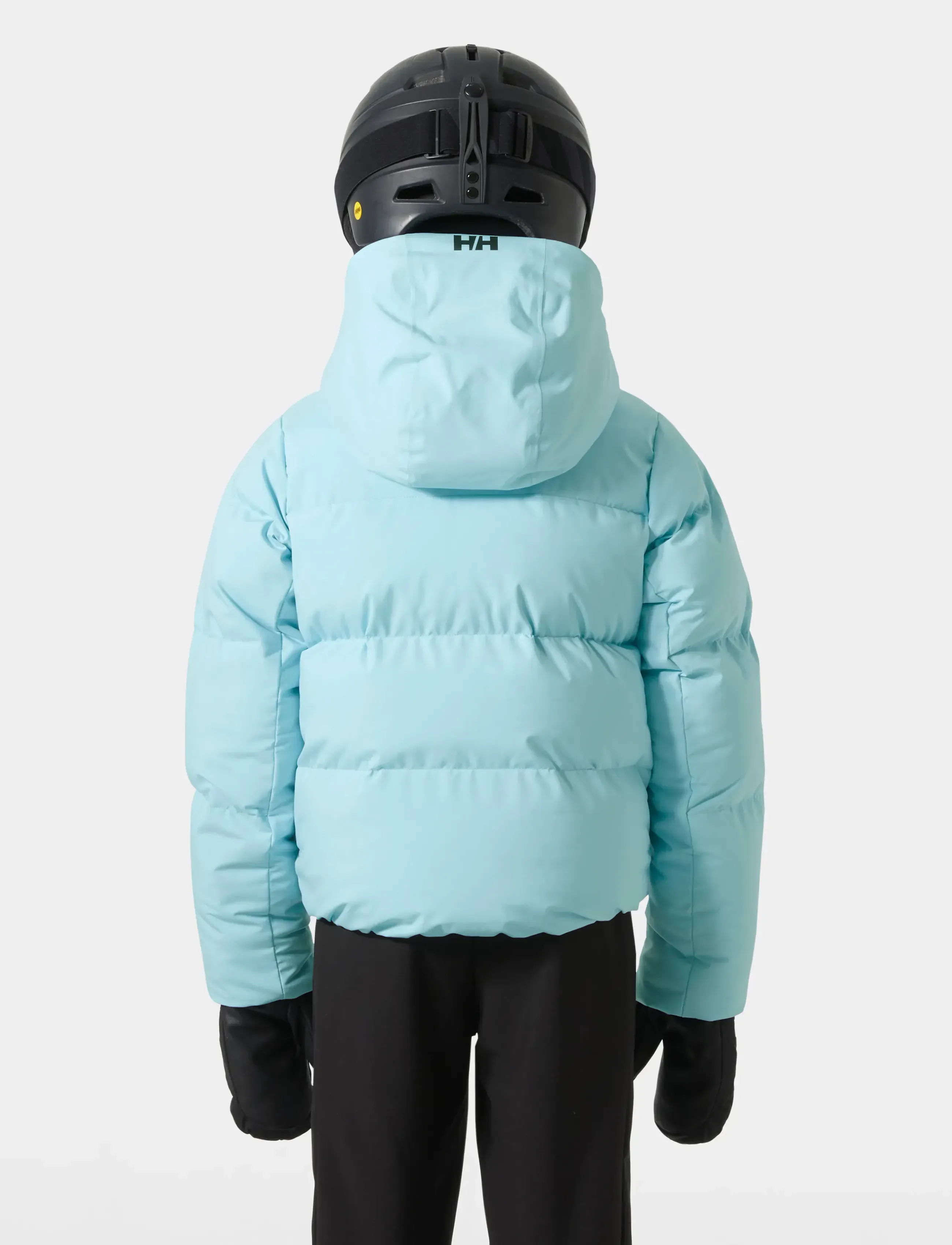 Helly Hansen - JR GIRL NORA PUFFY JACKET - ski jackets - light cyan - 3