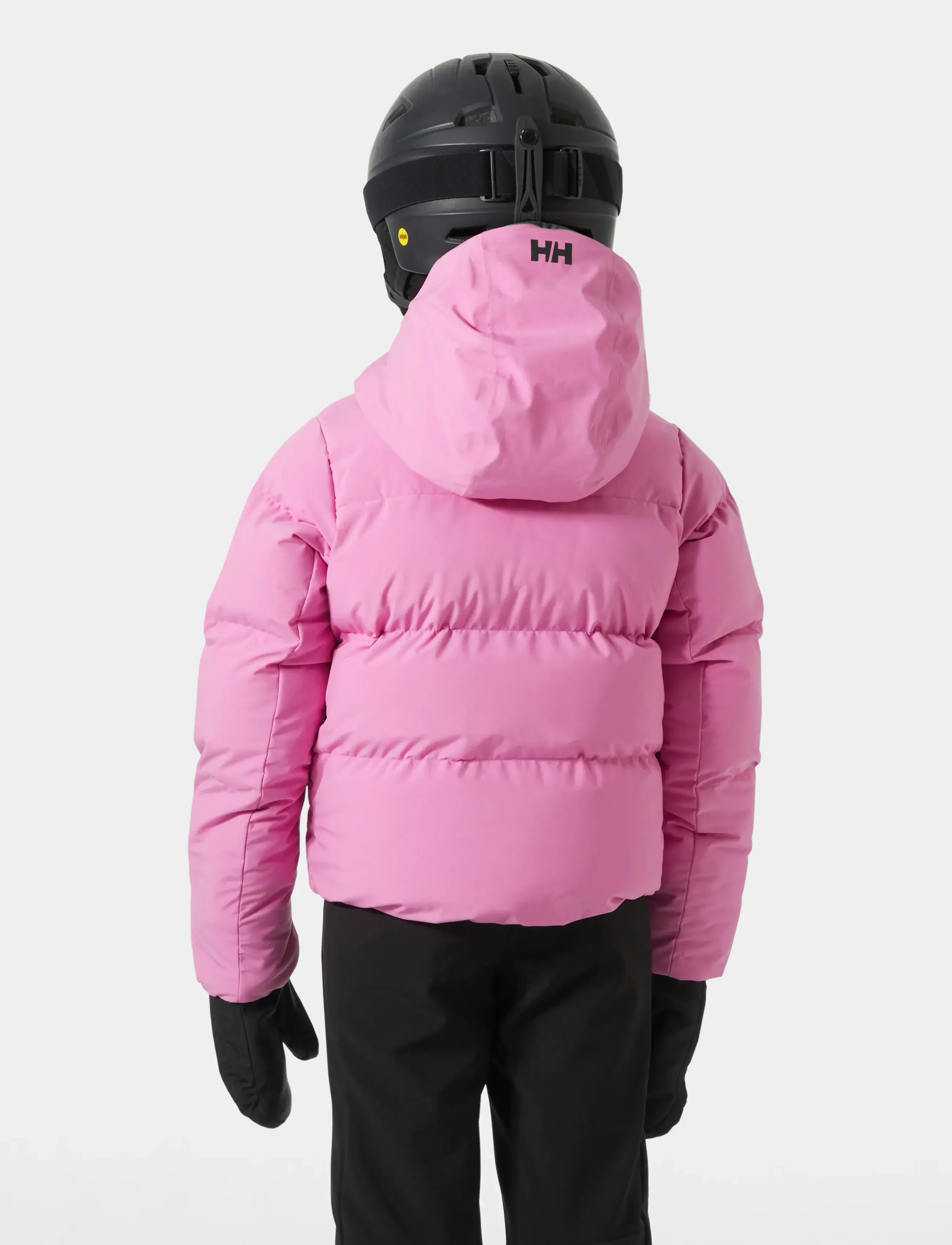 Helly Hansen - JR GIRL NORA PUFFY JACKET - ski jackets - meta pink - 3