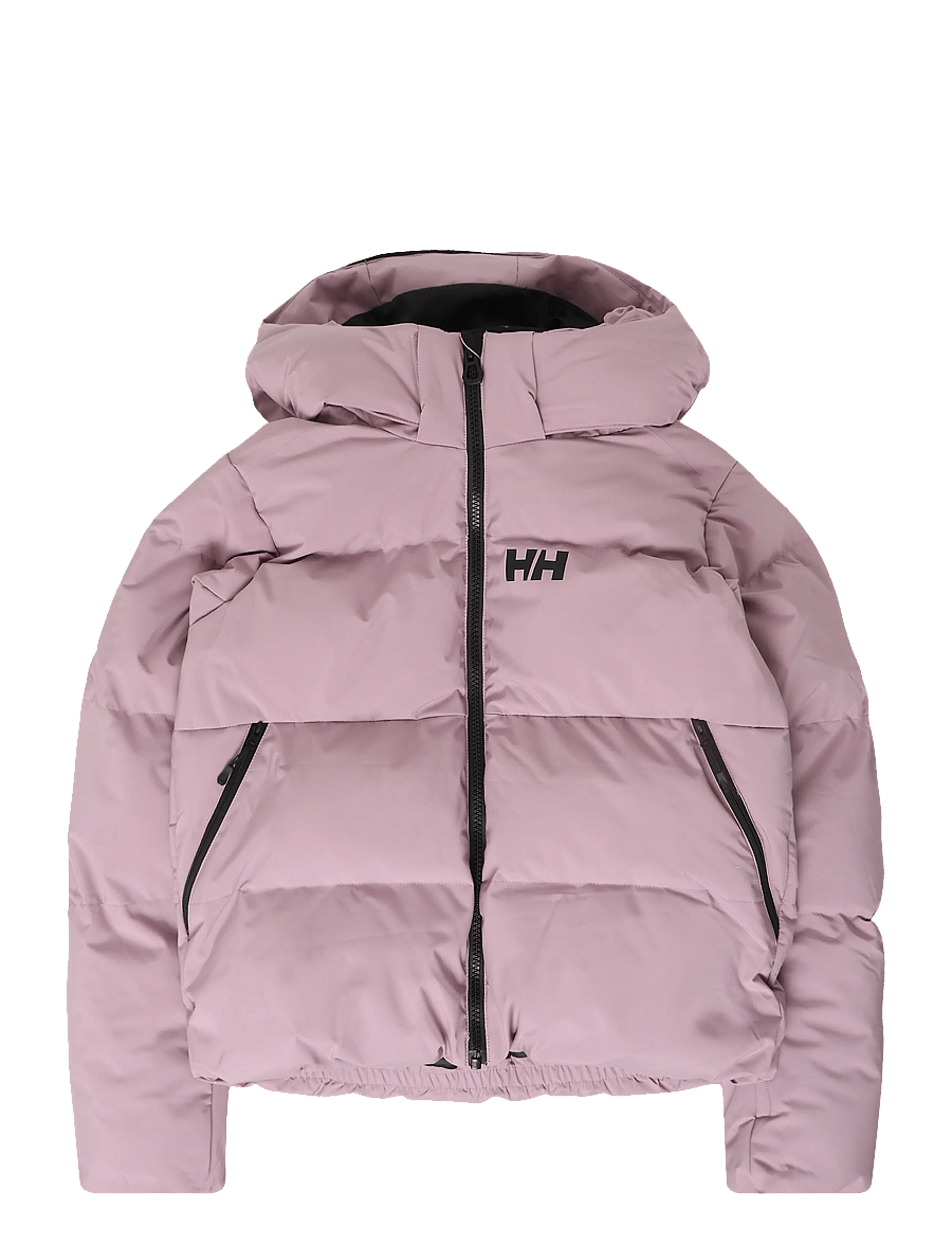 Helly Hansen - JR NORA SHORT PUFFY JACKET - skijakker - purple clay - 0