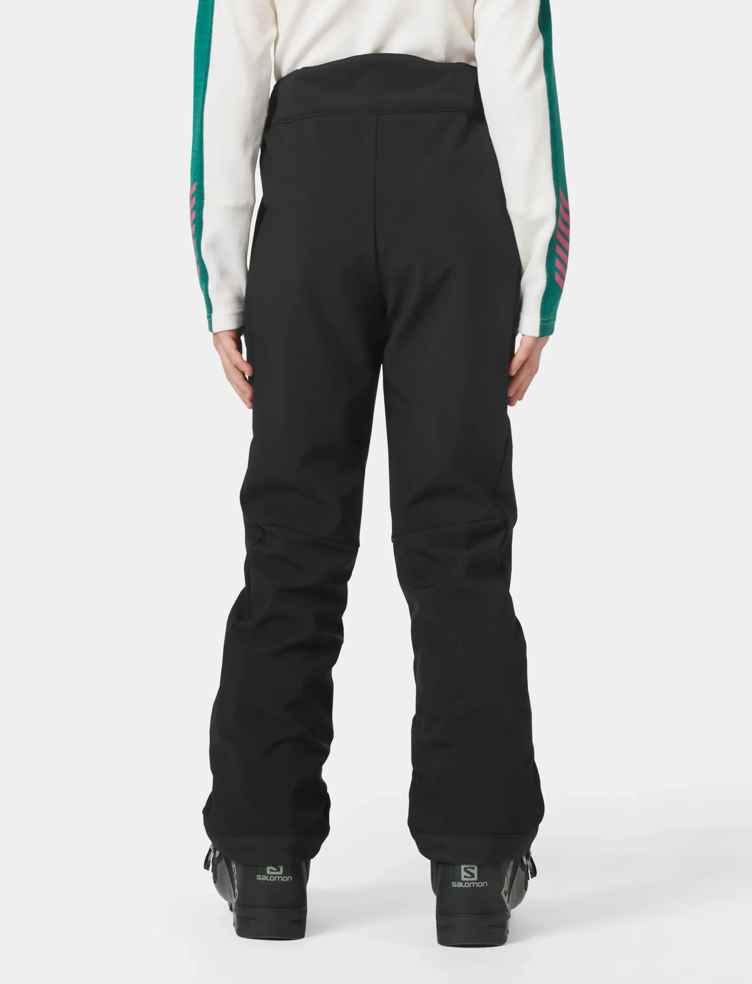 Helly Hansen - JR MAYA STRETCH SKI PANT - overtræksbukser - black - 3