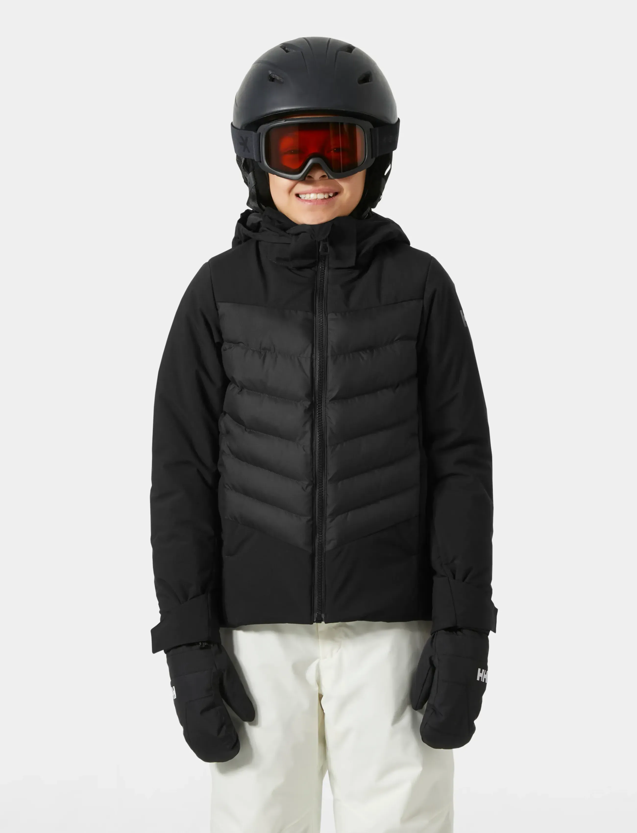 Helly Hansen Jr Girl Astra Jacket, 134, Snow-ski Clothing, Schwarz - Kinder