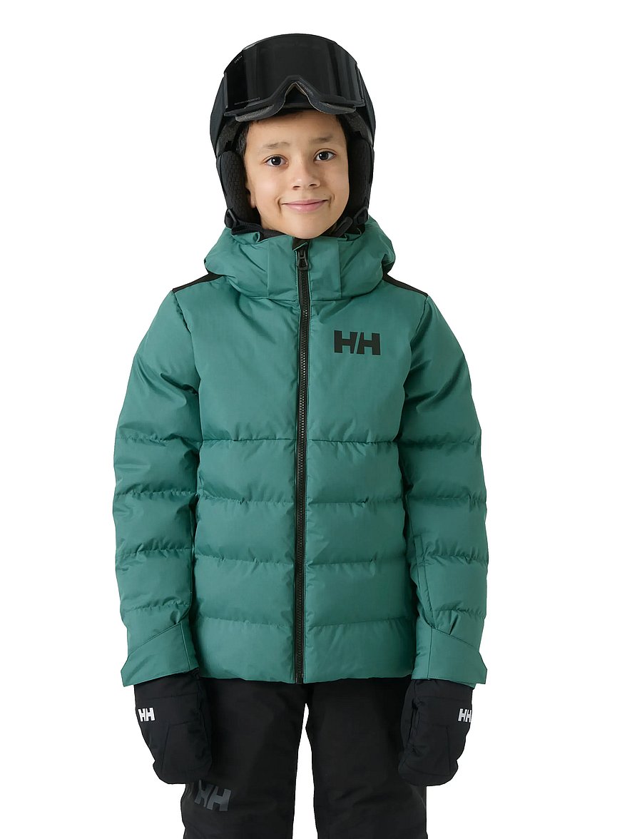 Helly Hansen - JR KVITFJELL RACE PUFFY JACKET - suusajoped - green - 0