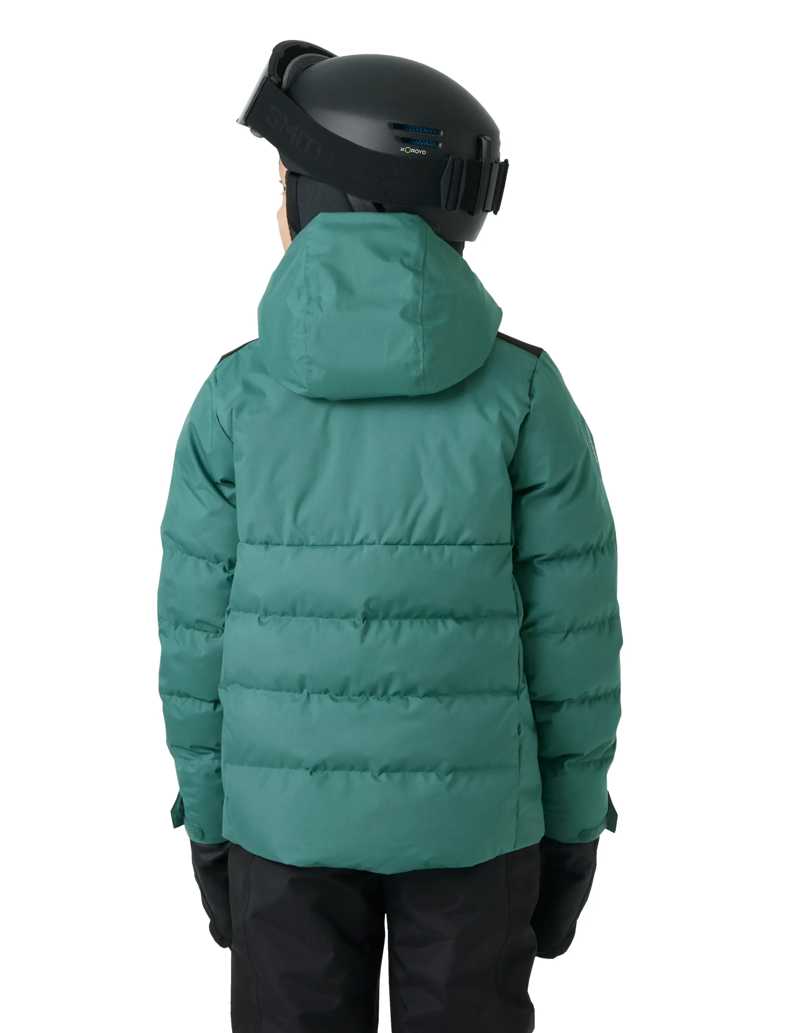 Helly Hansen - JR KVITFJELL RACE PUFFY JACKET - suusajoped - green - 3