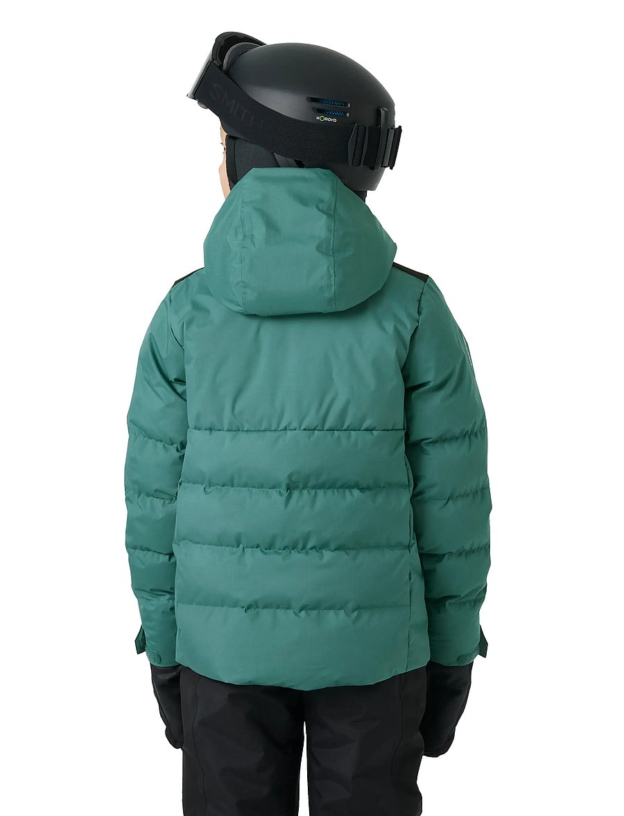 Helly Hansen - JR KVITFJELL RACE PUFFY JACKET - suusajoped - green - 3