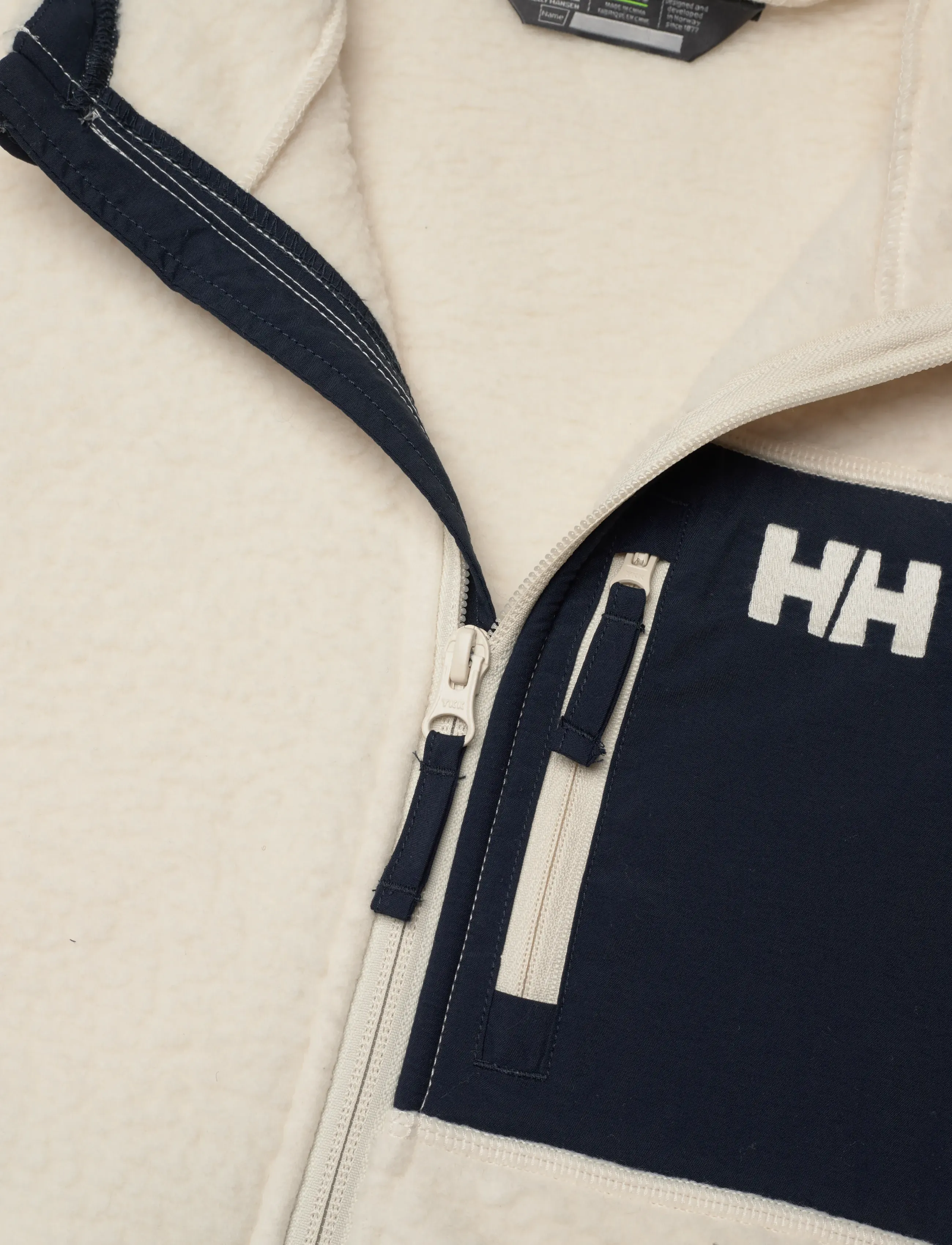 Helly Hansen - JR CHAMP PILE JACKET 2.0 - herbstjacken - cream - 4