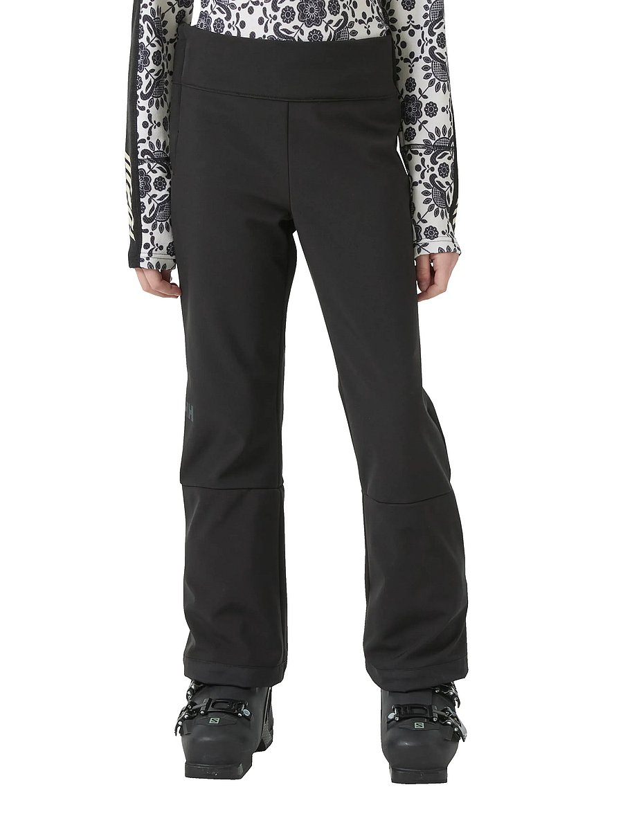 Helly Hansen - JR GIRL NORA SOFTSHELL PANT - vabaõhupüksid - black - 0