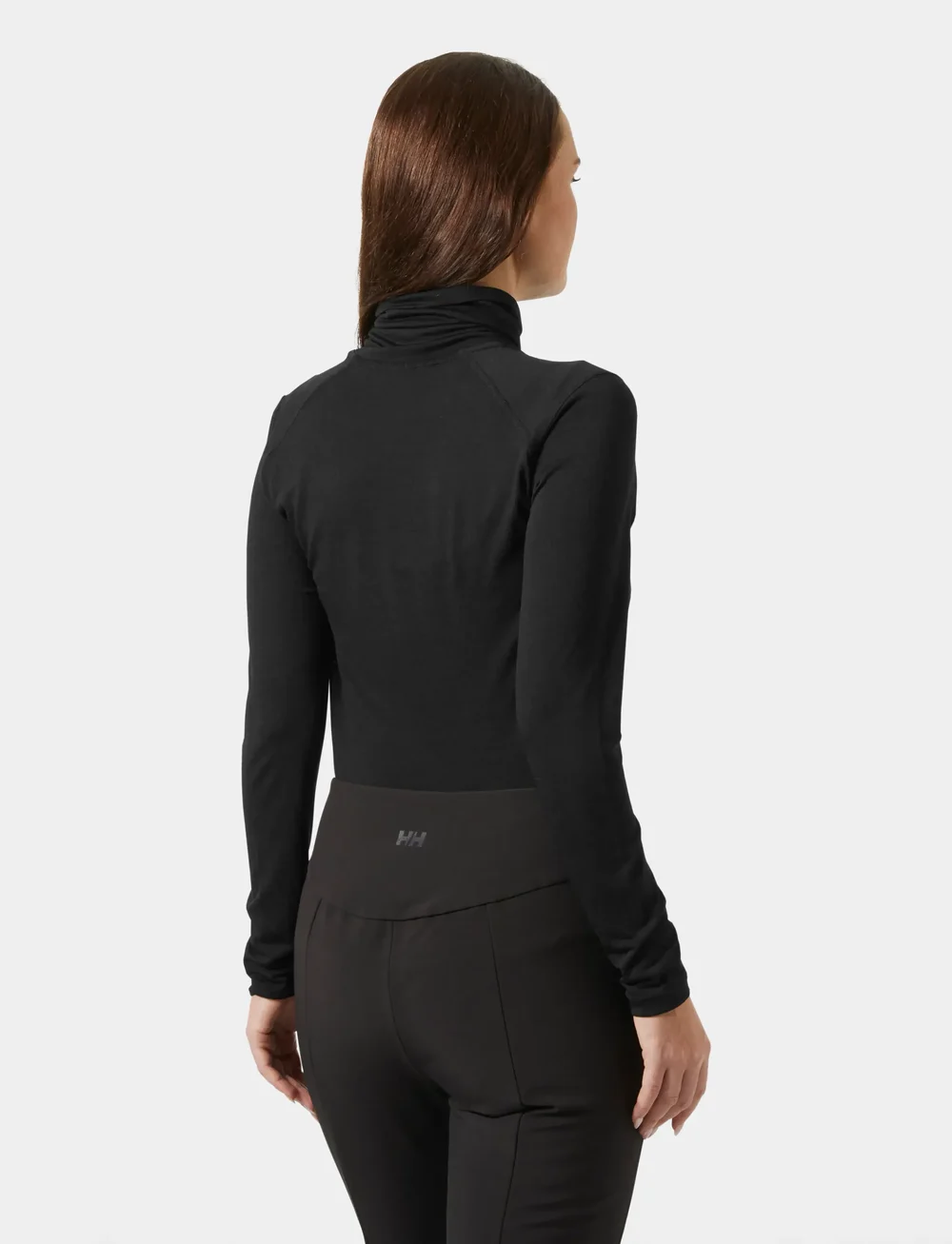 Helly Hansen - W HH DURAWOOL HIGH NECK LS - aluskihina kantavad alussärgid - black - 3