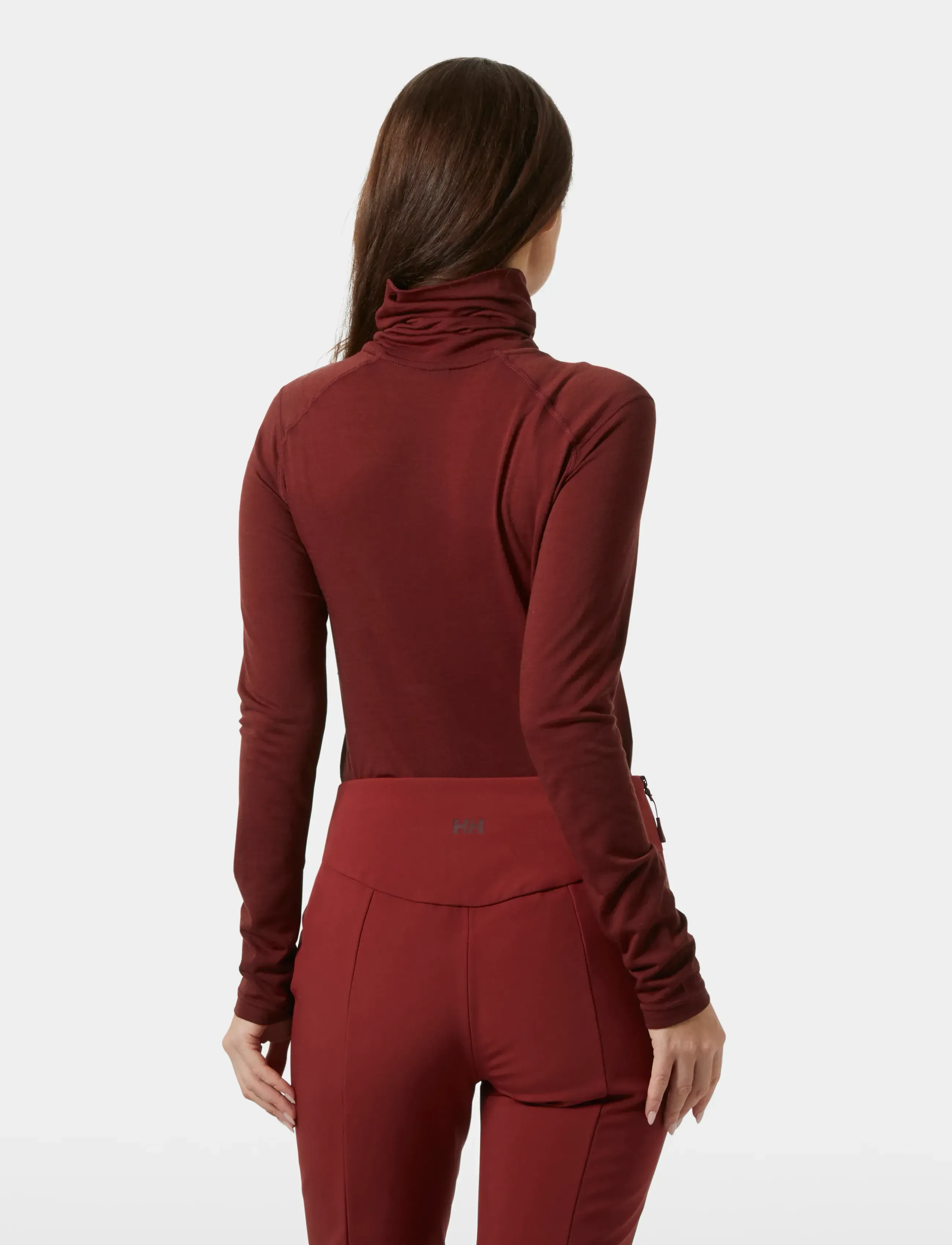 Helly Hansen - W HH DURAWOOL HIGH NECK LS - yttertøy - red - 3