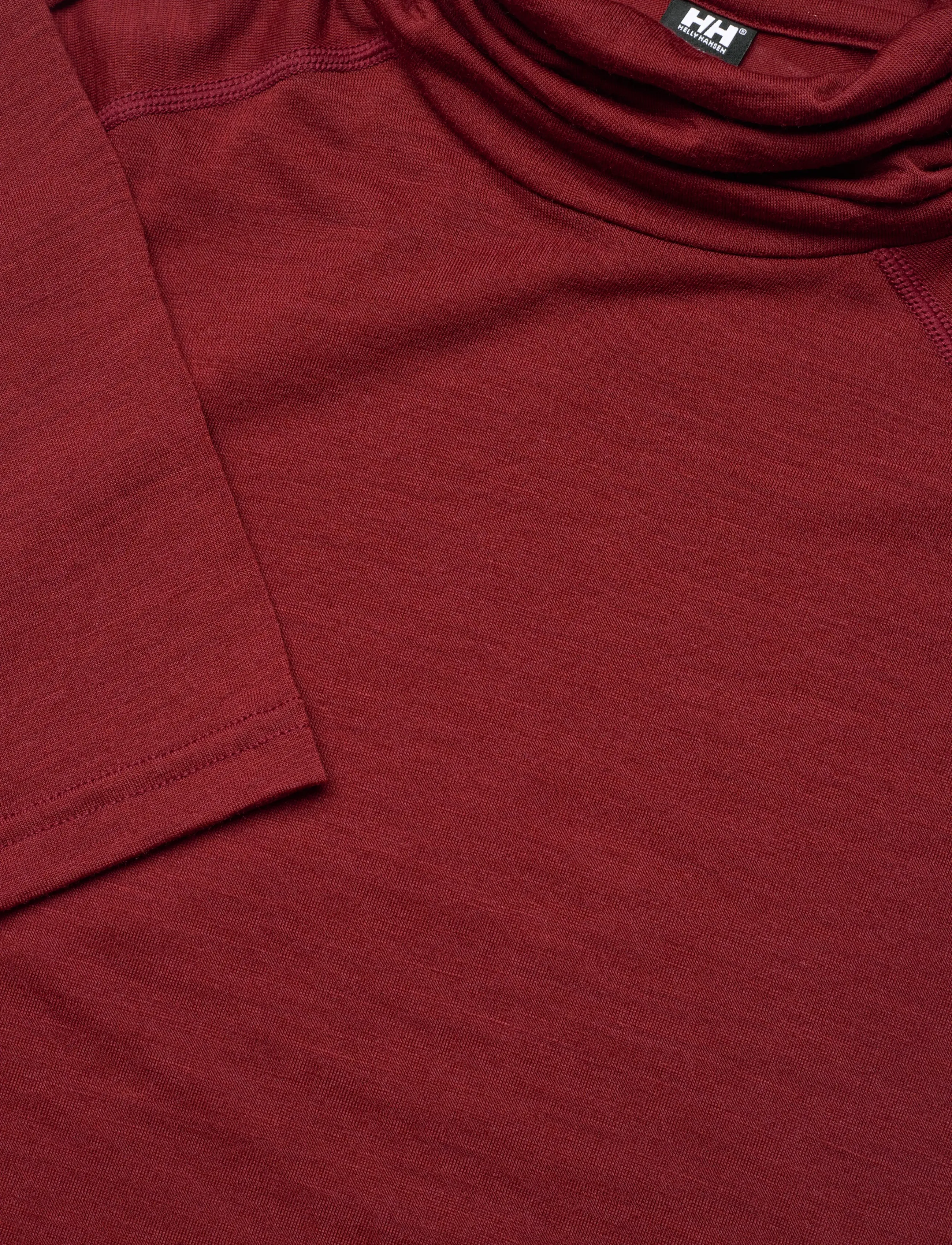 Helly Hansen - W HH DURAWOOL HIGH NECK LS - yttertøy - red - 4