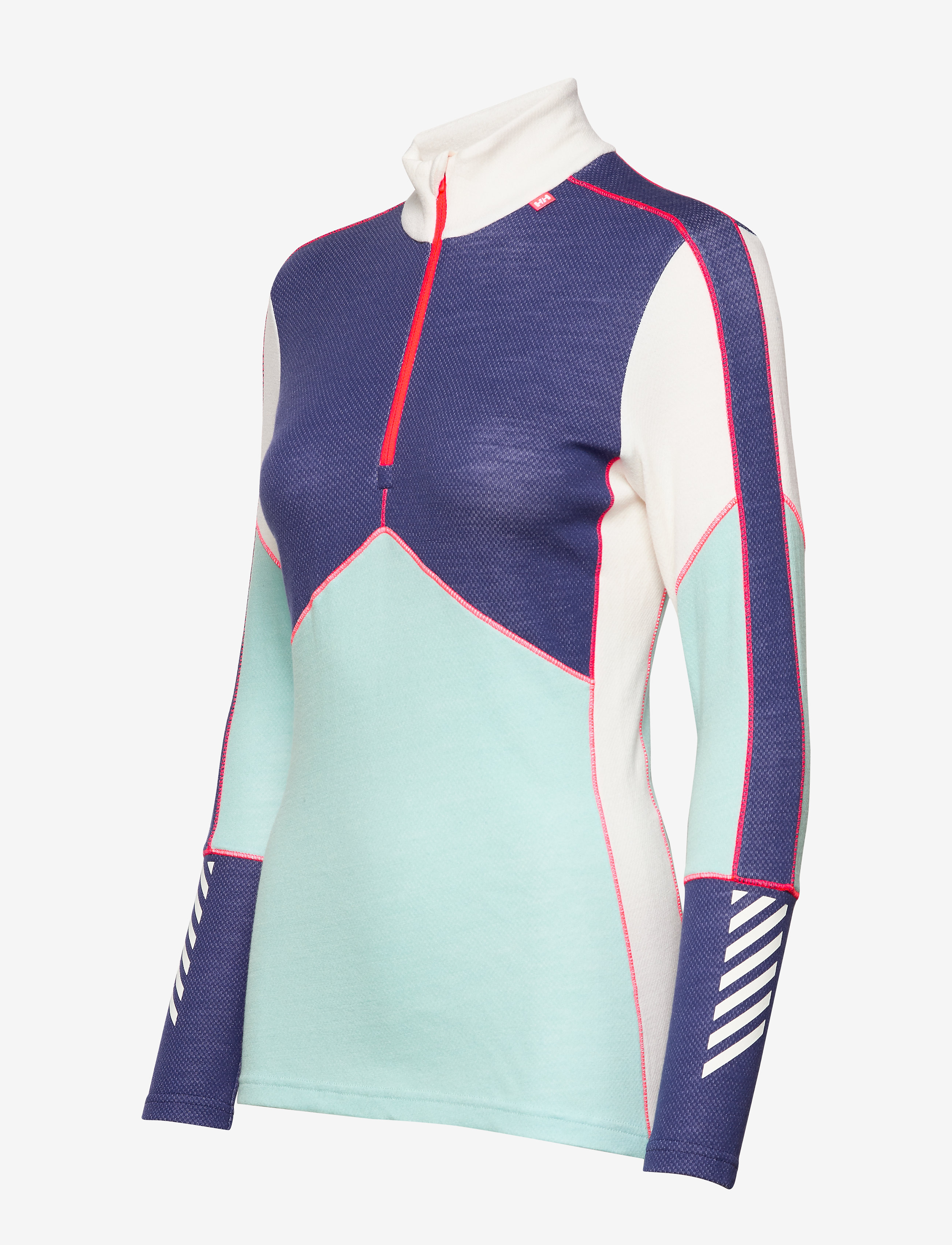 Helly Hansen - W HH LIFA MERINO 1/2 ZIP - 547 glacier / lavender - 2