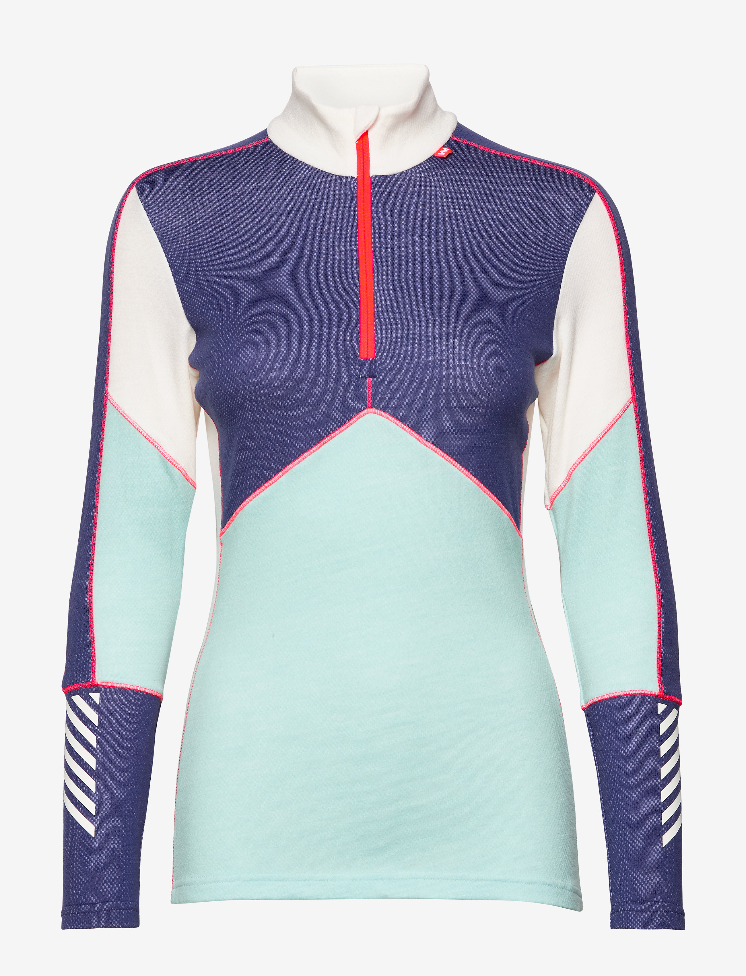 Helly Hansen - W HH LIFA MERINO 1/2 ZIP - 547 glacier / lavender - 0