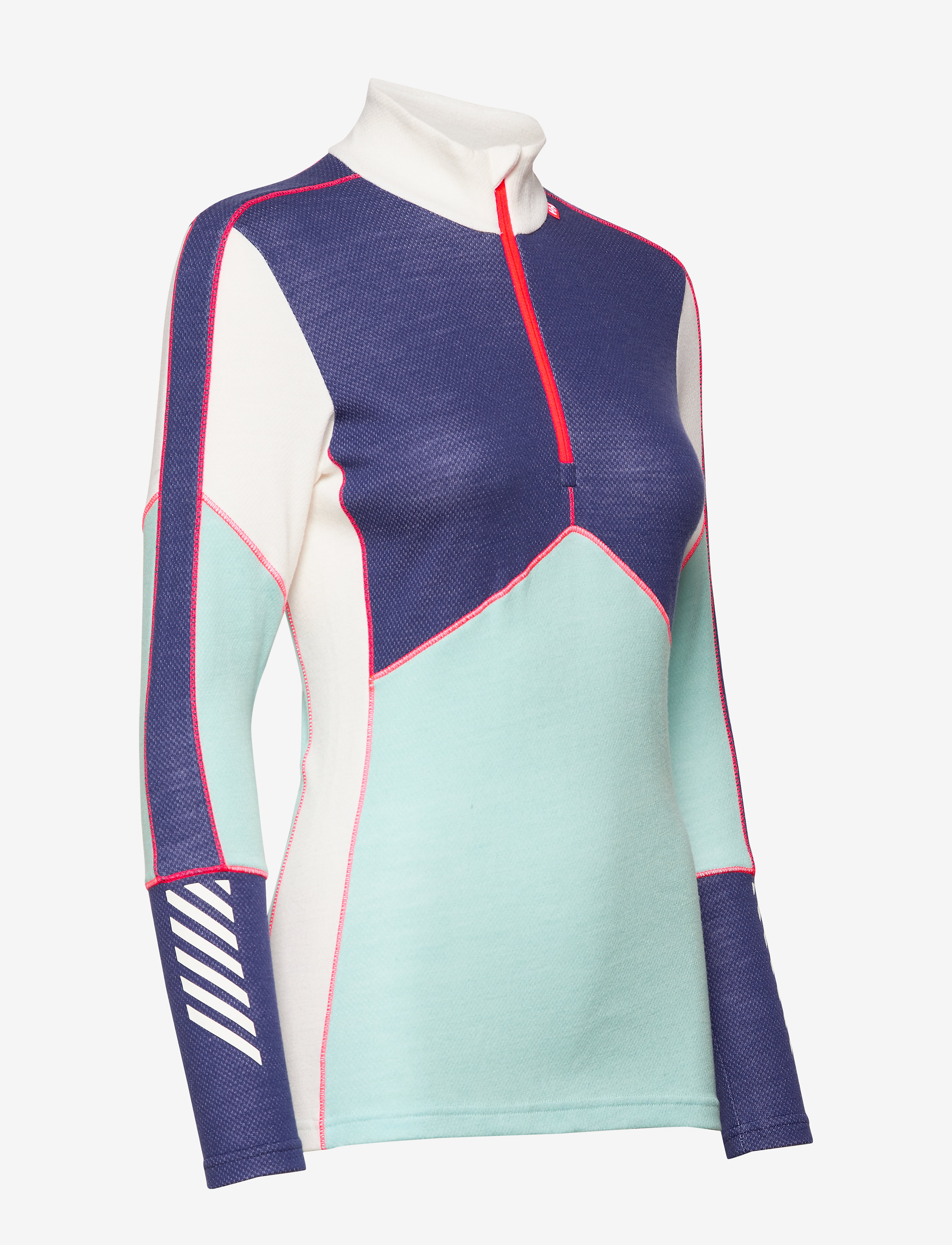 Helly Hansen - W HH LIFA MERINO 1/2 ZIP - 547 glacier / lavender - 3