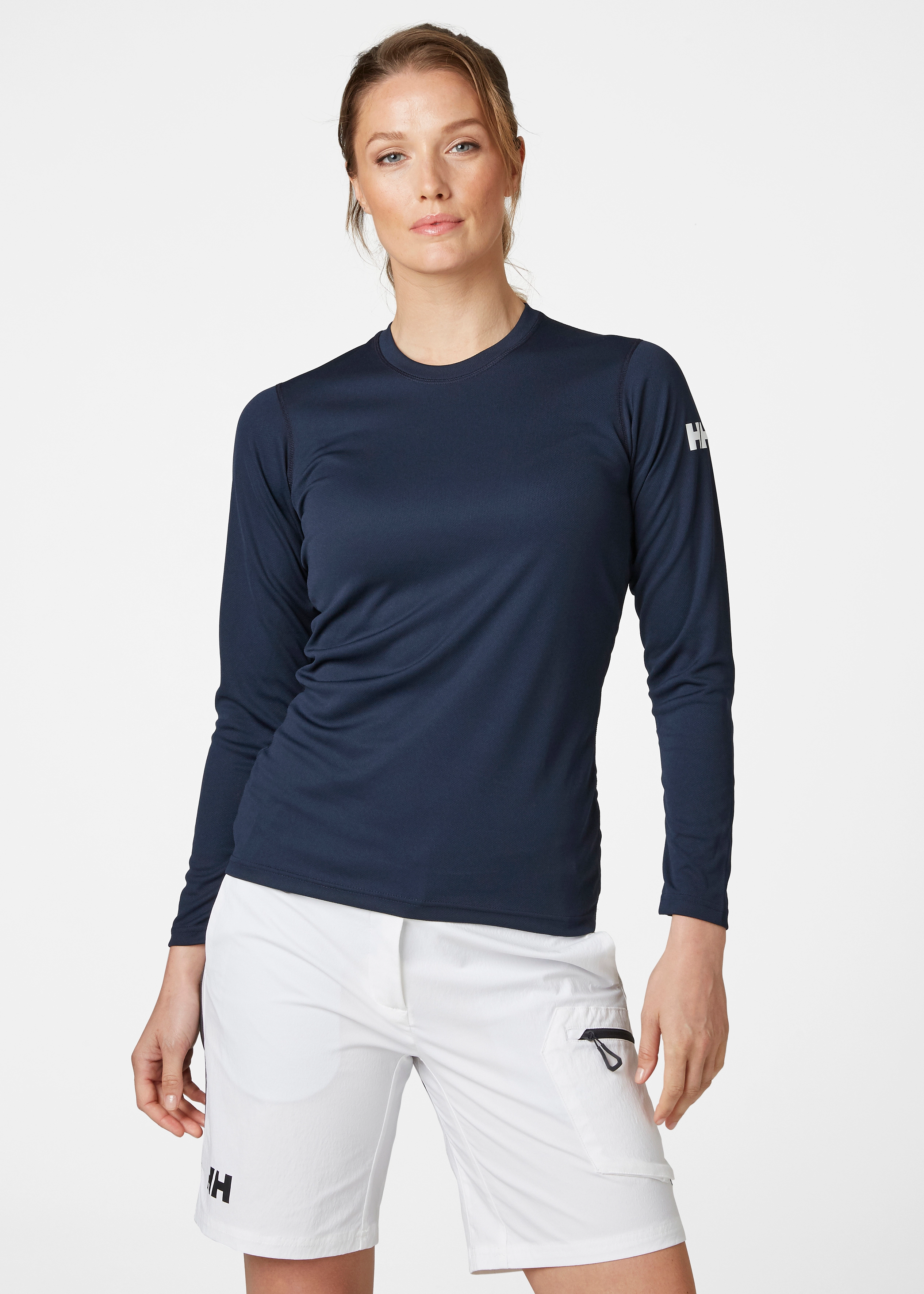 Helly Hansen - W HH TECH CREW LS - navy - 2