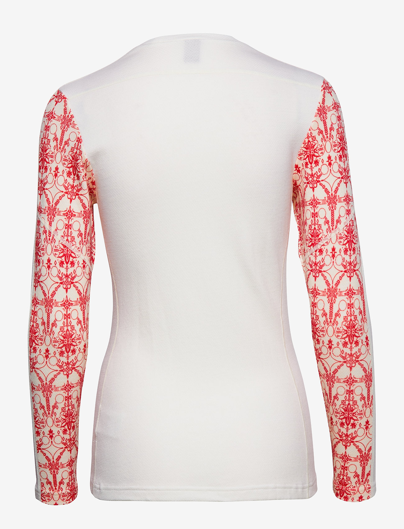 Helly Hansen - W HH LIFA MERINO GRAPHIC CREW - flag red / frost print - 1