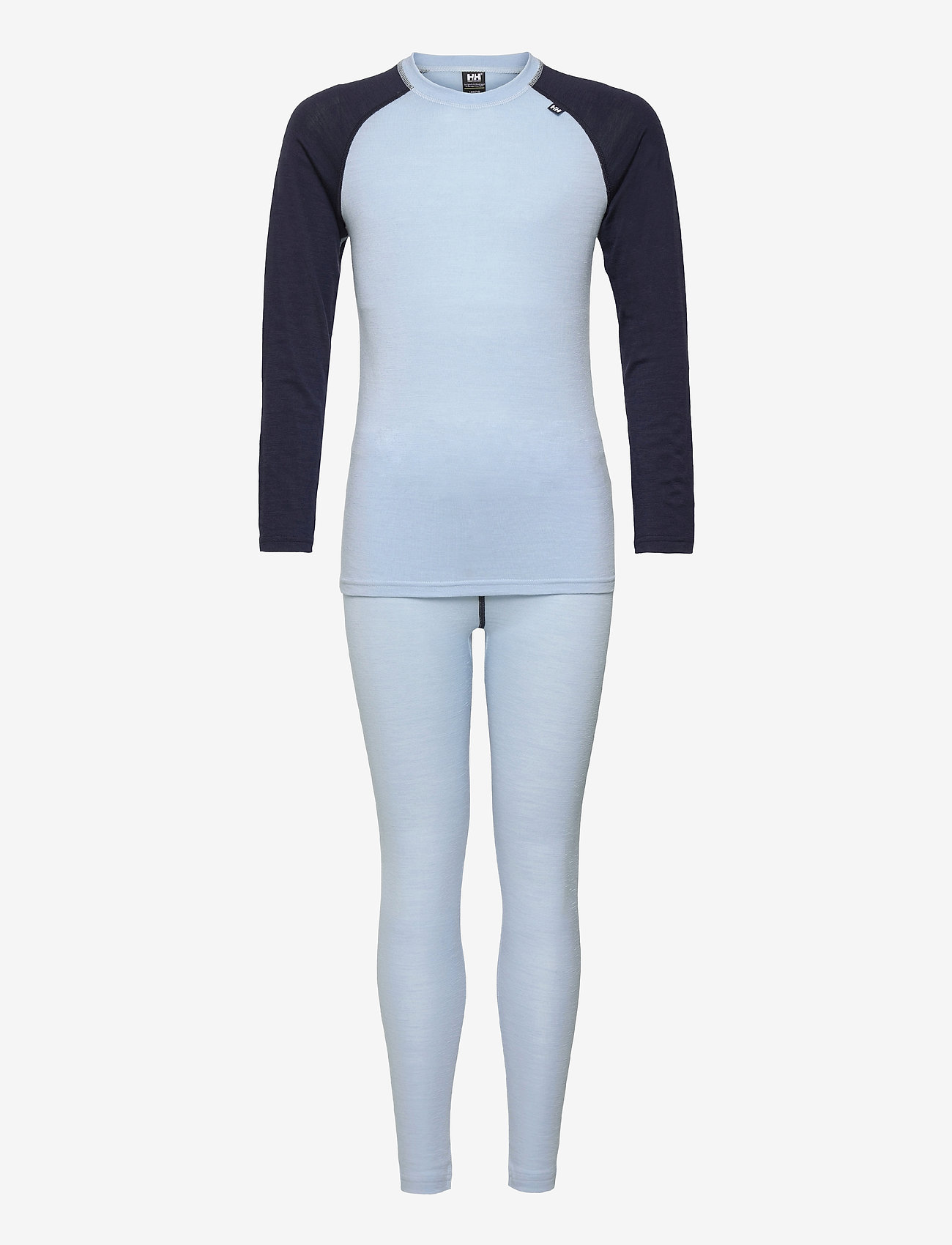 JR HH MERINO MID SET - ICE BLUE