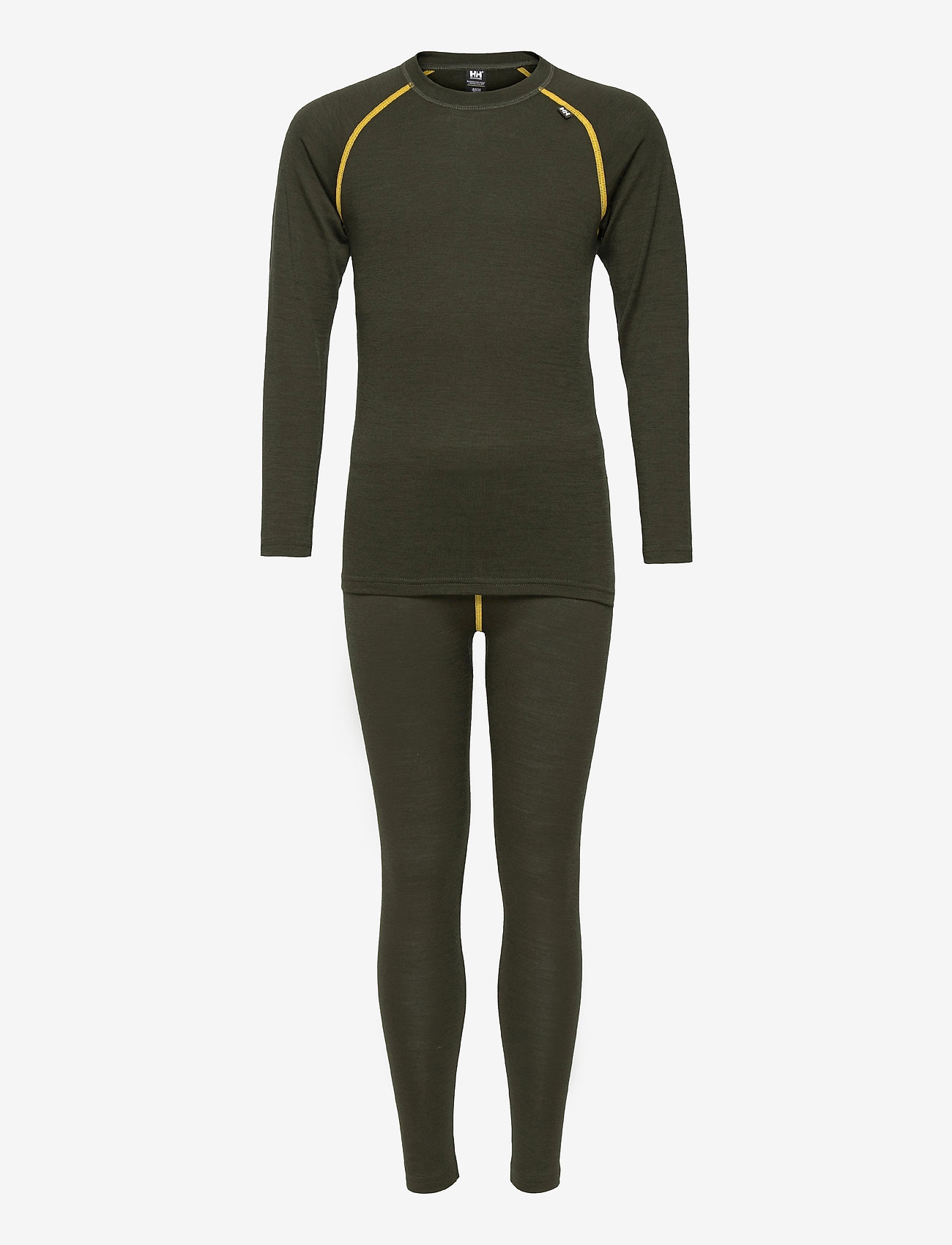 JR HH MERINO MID SET - PINE GREEN
