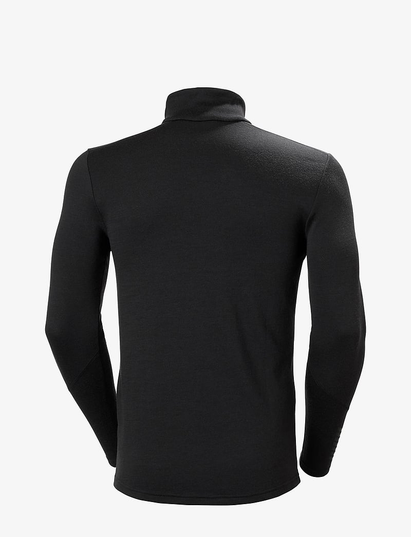 Helly Hansen - LIFA MERINO MIDWEIGHT 1/2 ZIP - base layer tops - black - 2