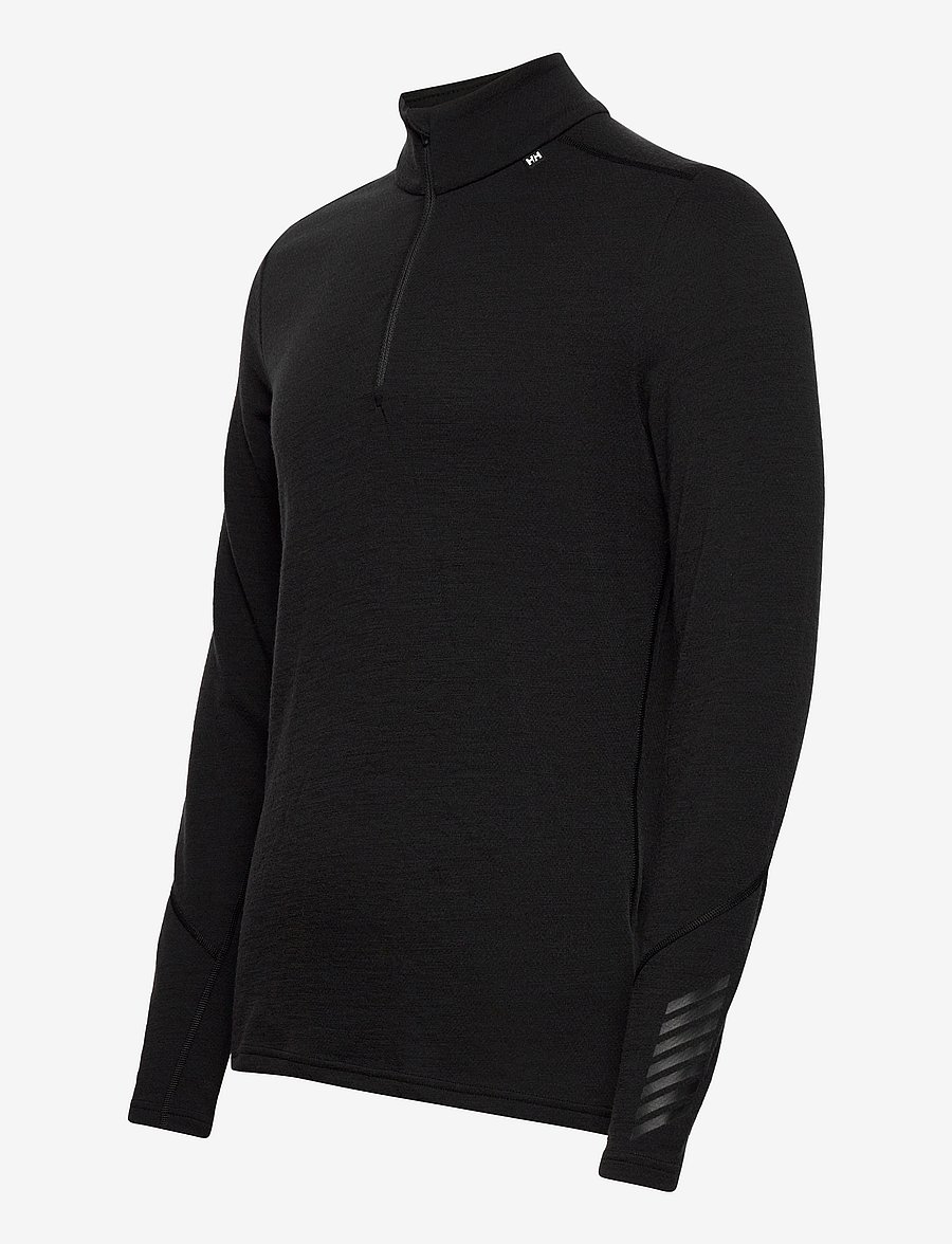 Helly Hansen - LIFA MERINO MIDWEIGHT 1/2 ZIP - funktionsunterwäsche - oberteile - black - 3