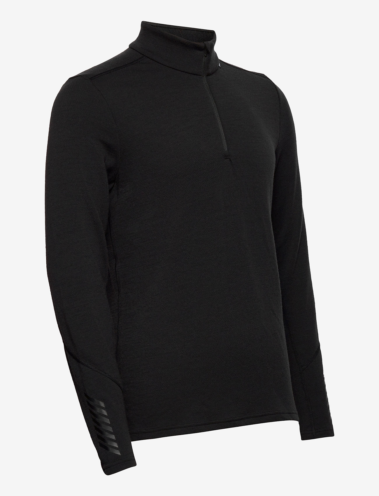 Helly Hansen - LIFA MERINO MIDWEIGHT 1/2 ZIP - base layer tops - black - 4
