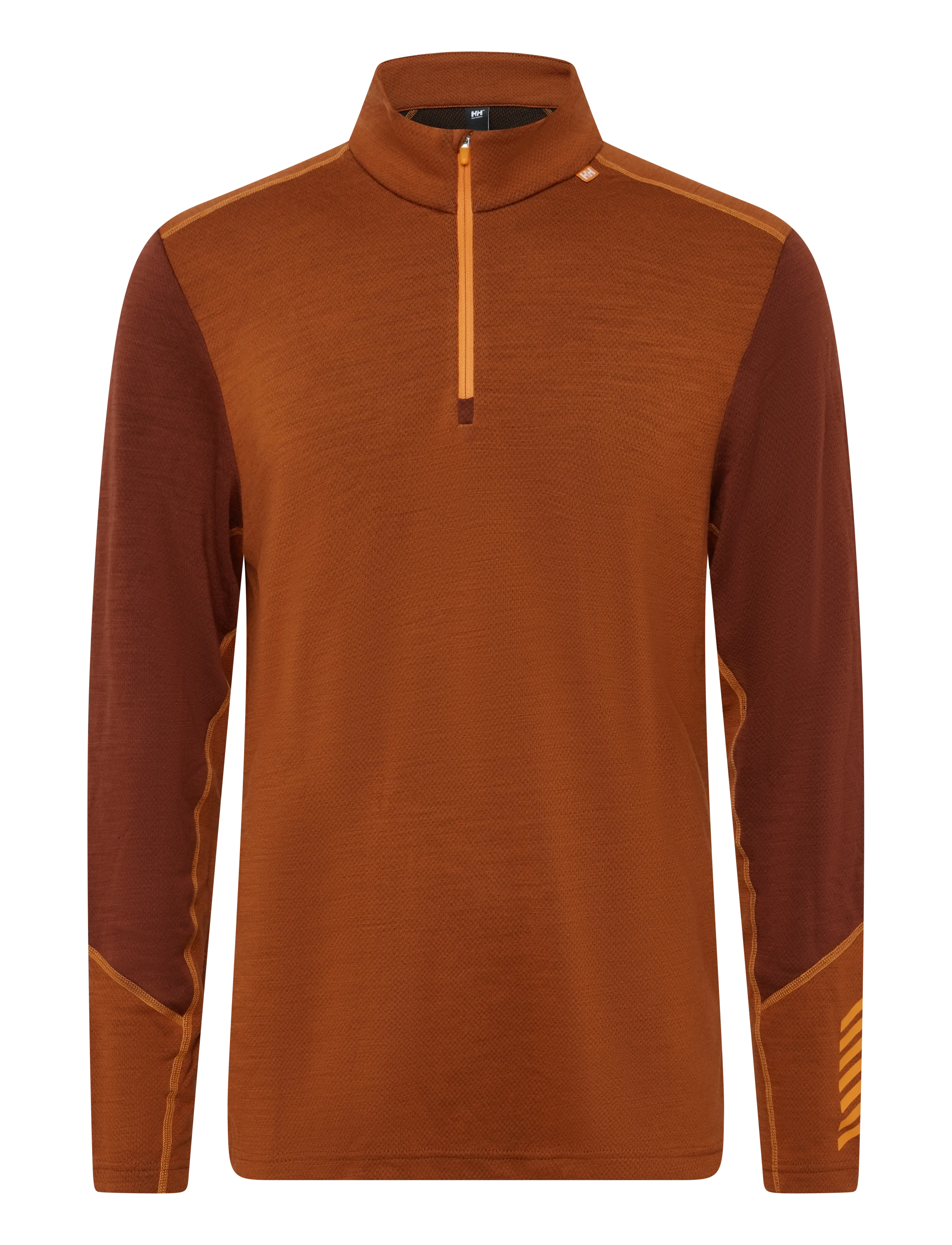 Helly Hansen LIFA MERINO MIDWEIGHT 1/2 ZIP - Helly Hansen - IRON OXIDE / brown