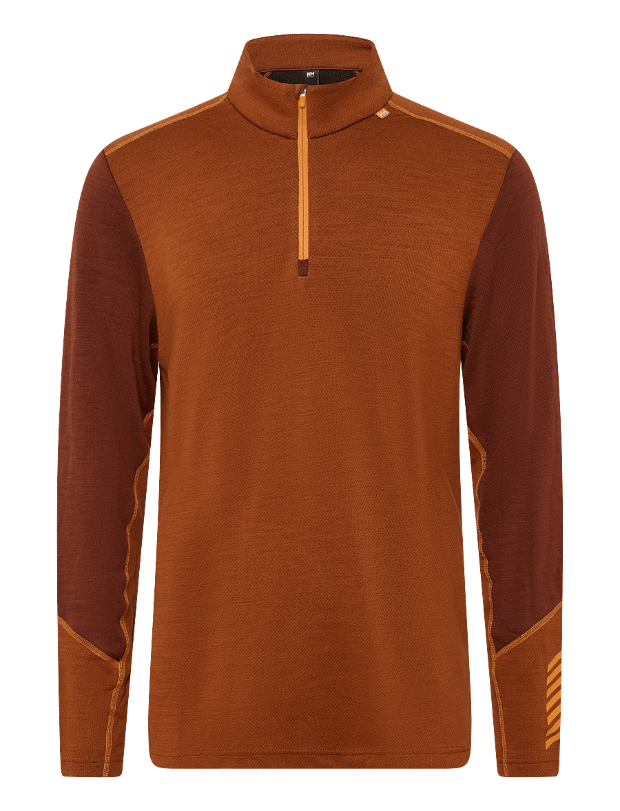 Helly Hansen - LIFA MERINO MIDWEIGHT 1/2 ZIP - iron oxide - 0