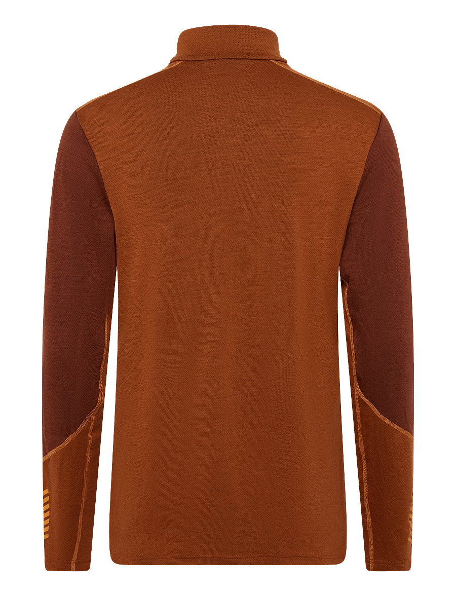 Helly Hansen - LIFA MERINO MIDWEIGHT 1/2 ZIP - iron oxide - 1