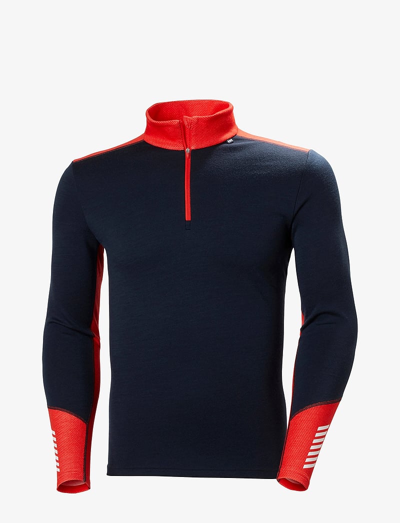 Helly Hansen - LIFA MERINO MIDWEIGHT 1/2 ZIP - termoundertrøjer - navy - 1