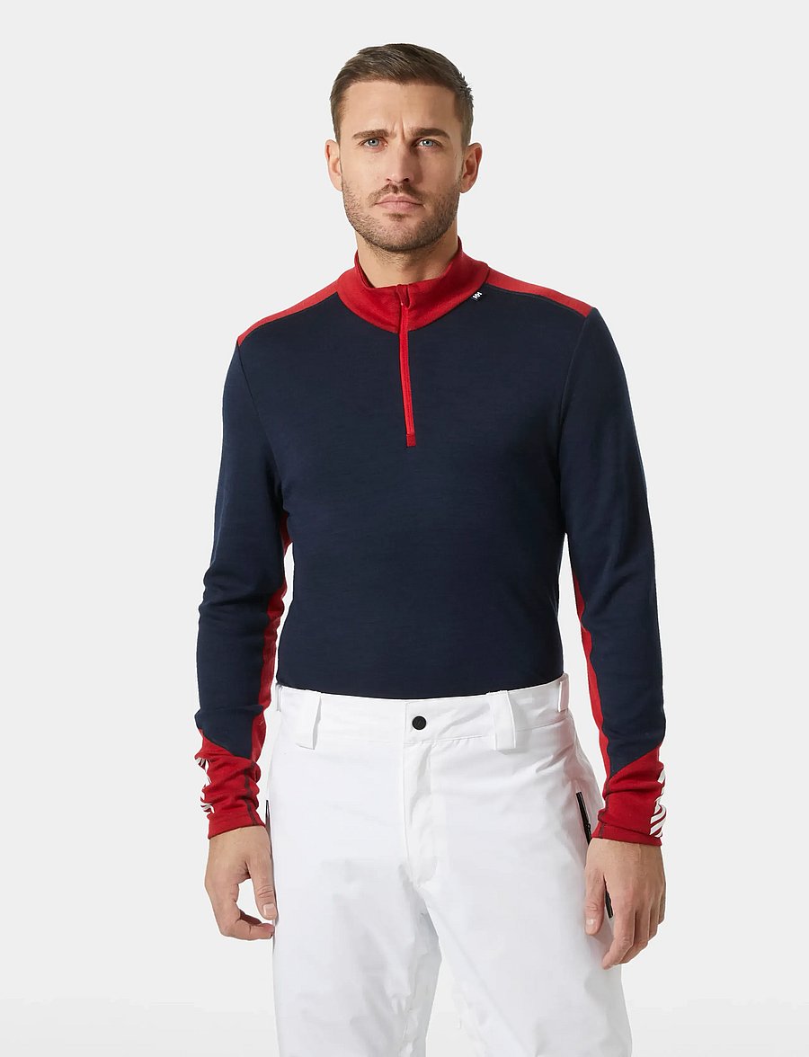 Helly Hansen - LIFA MERINO MIDWEIGHT 1/2 ZIP - navy - 0