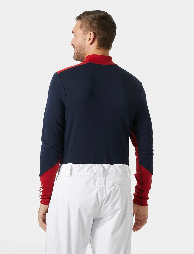 Helly Hansen - LIFA MERINO MIDWEIGHT 1/2 ZIP - termoundertrøjer - navy - 3