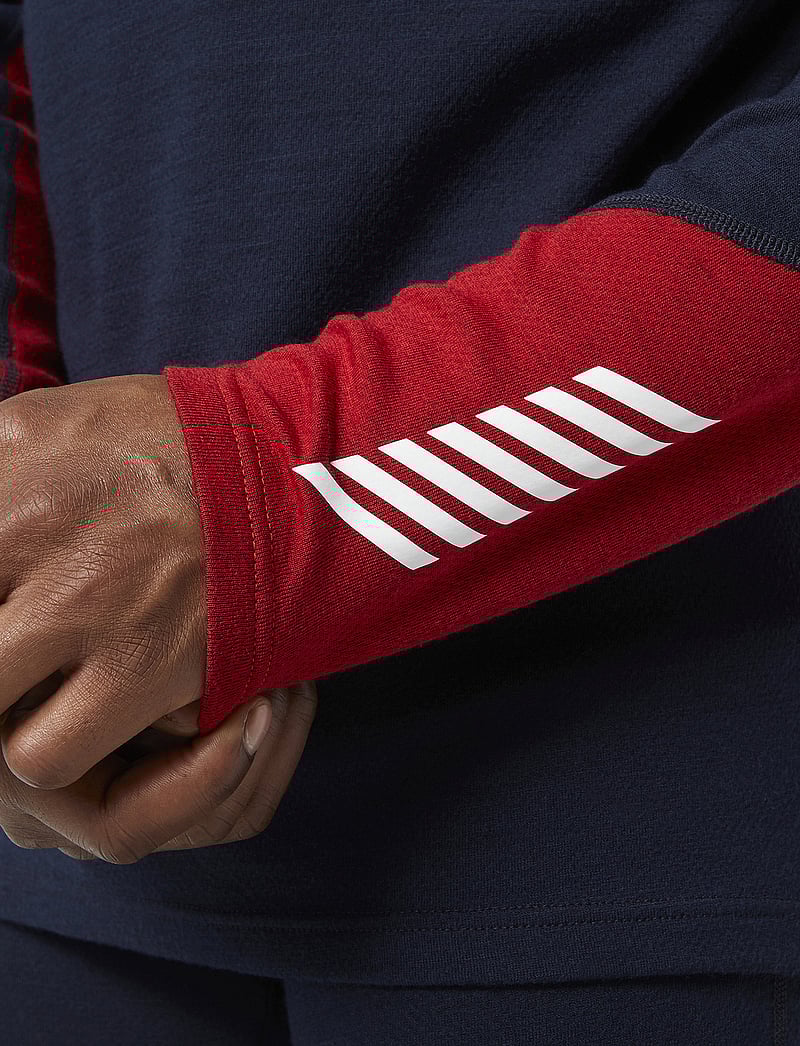 Helly Hansen - LIFA MERINO MIDWEIGHT 1/2 ZIP - termoundertrøjer - navy - 5